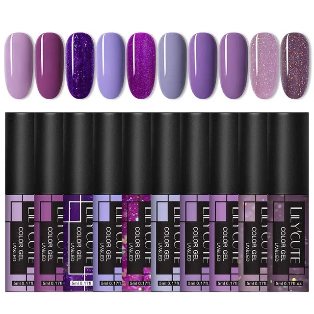 10/20/40 Piece UV LED Soak Off Gel Nail Polish
