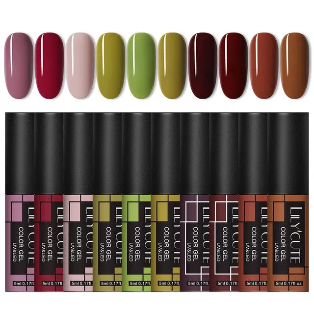 10/20/40 Piece UV LED Soak Off Gel Nail Polish
