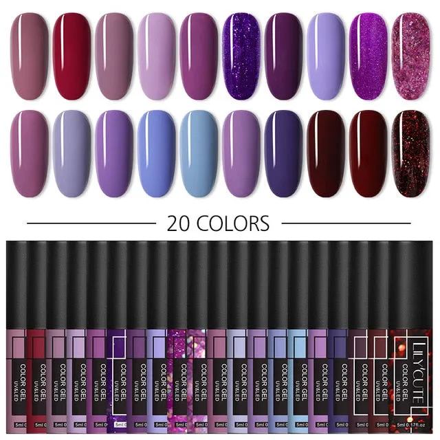 10/20/40 Piece UV LED Soak Off Gel Nail Polish