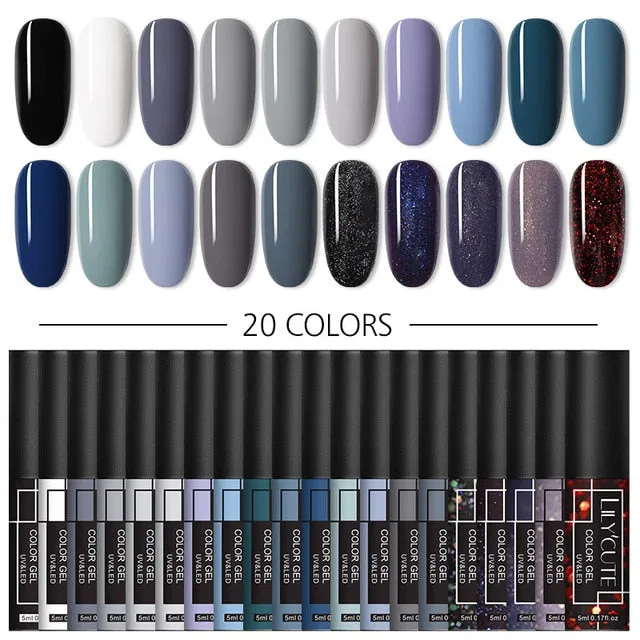 10/20/40 Piece UV LED Soak Off Gel Nail Polish
