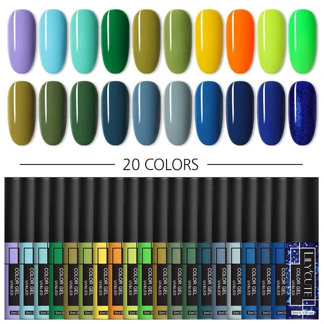 10/20/40 Piece UV LED Soak Off Gel Nail Polish