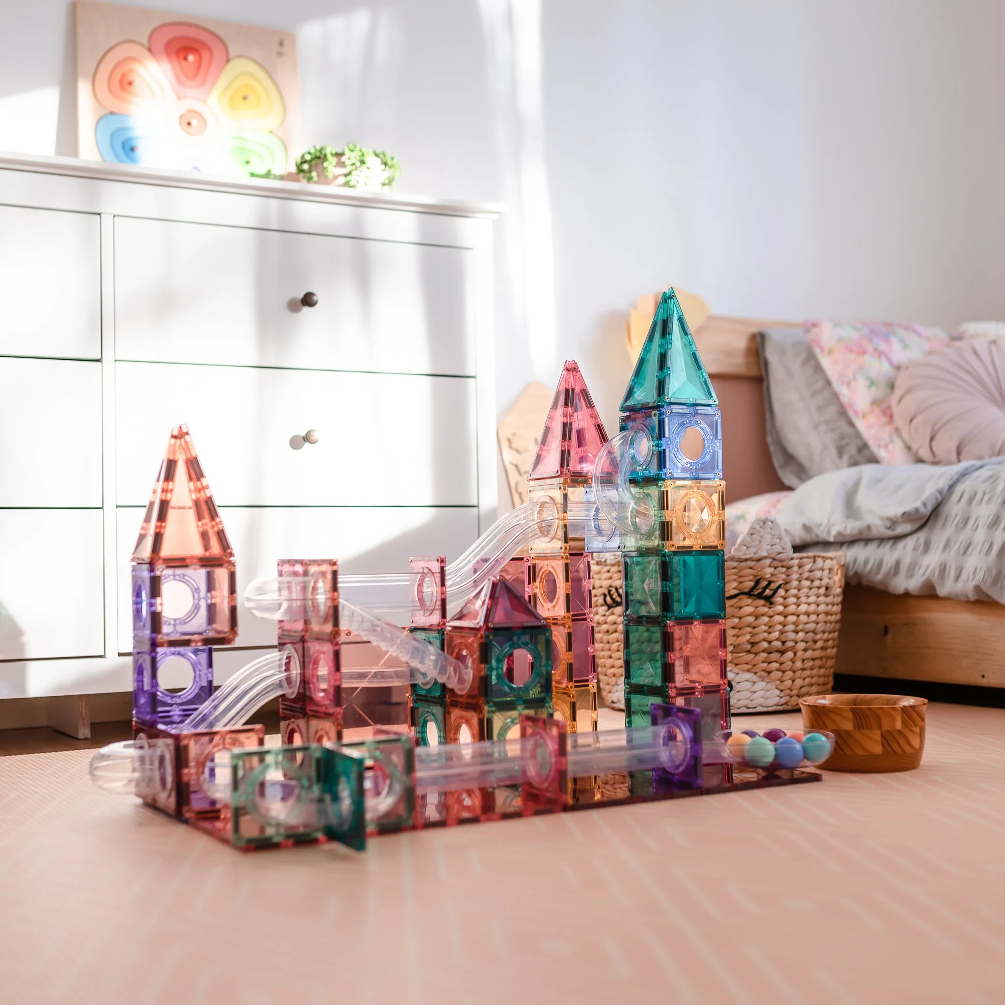 106 Piece Ball Run Pack Pastel - 3 