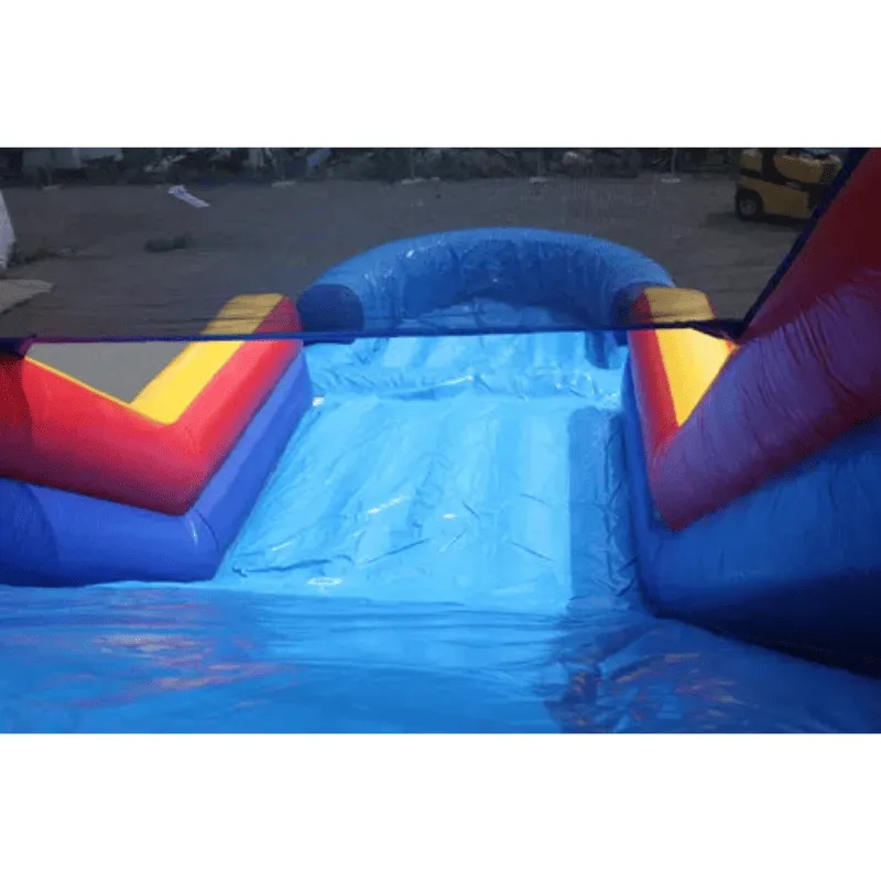 12'H Dual Lane Slide With Removable Pool