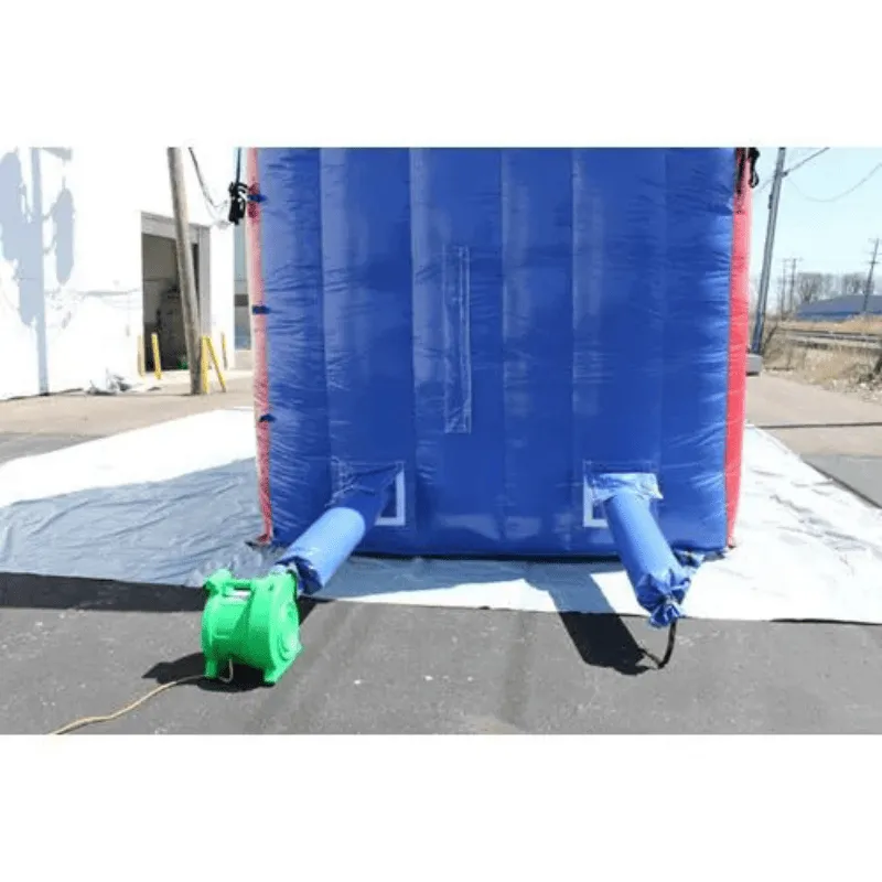 18'H Double Dip Water Slide Wet n Dry (Red)
