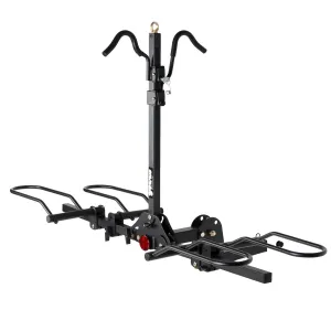 2-Bike Hitch Rack with Bike Lock, Foldable