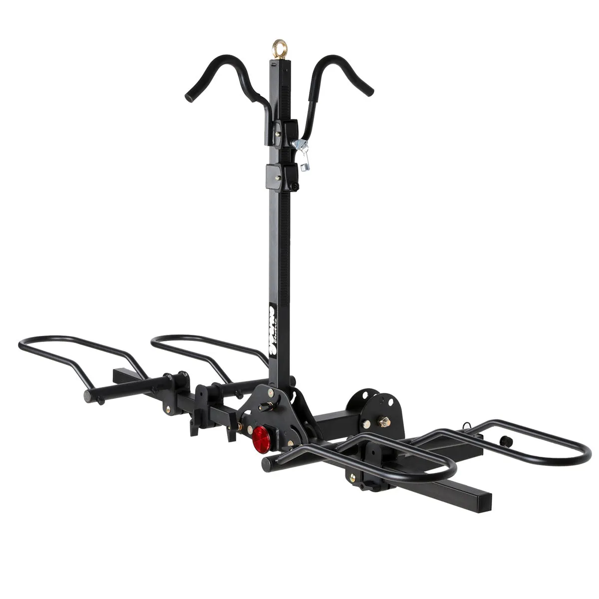 2-Bike Hitch Rack with Bike Lock, Foldable