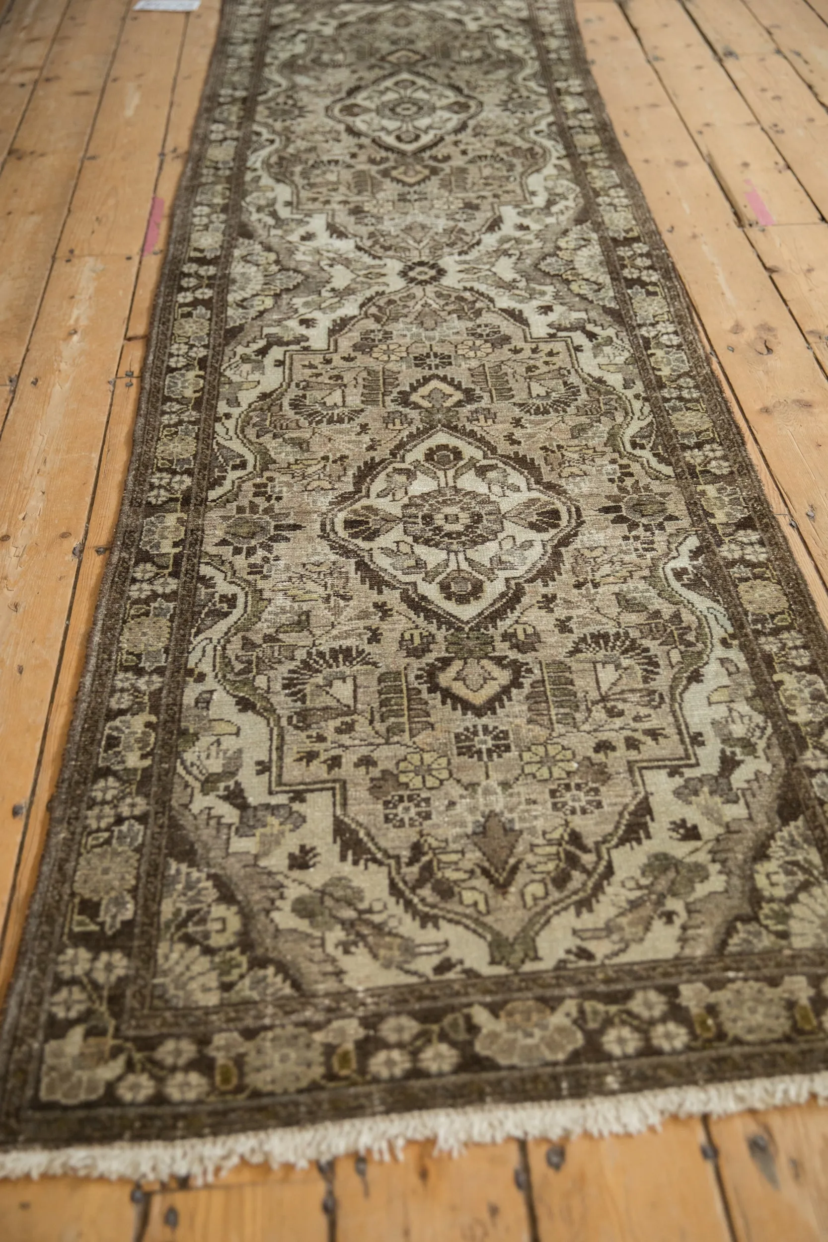 2.5x10 Vintage Distressed Dargezine Rug Runner