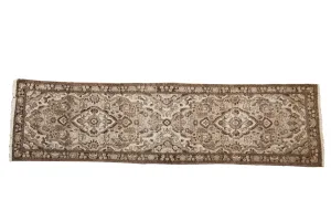 2.5x10 Vintage Distressed Dargezine Rug Runner