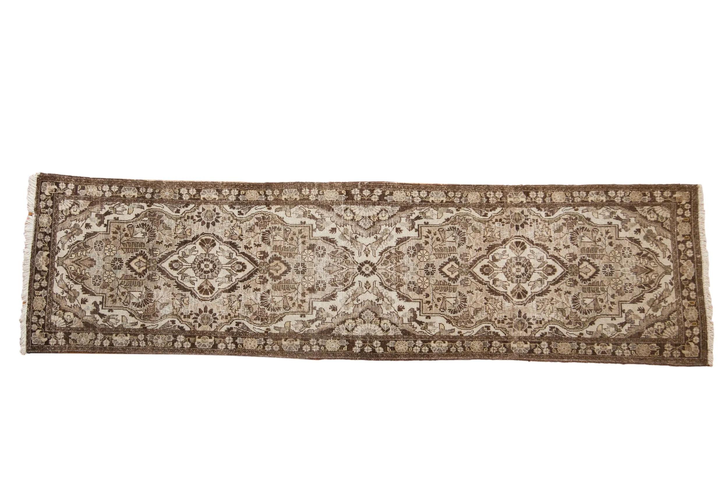 2.5x10 Vintage Distressed Dargezine Rug Runner