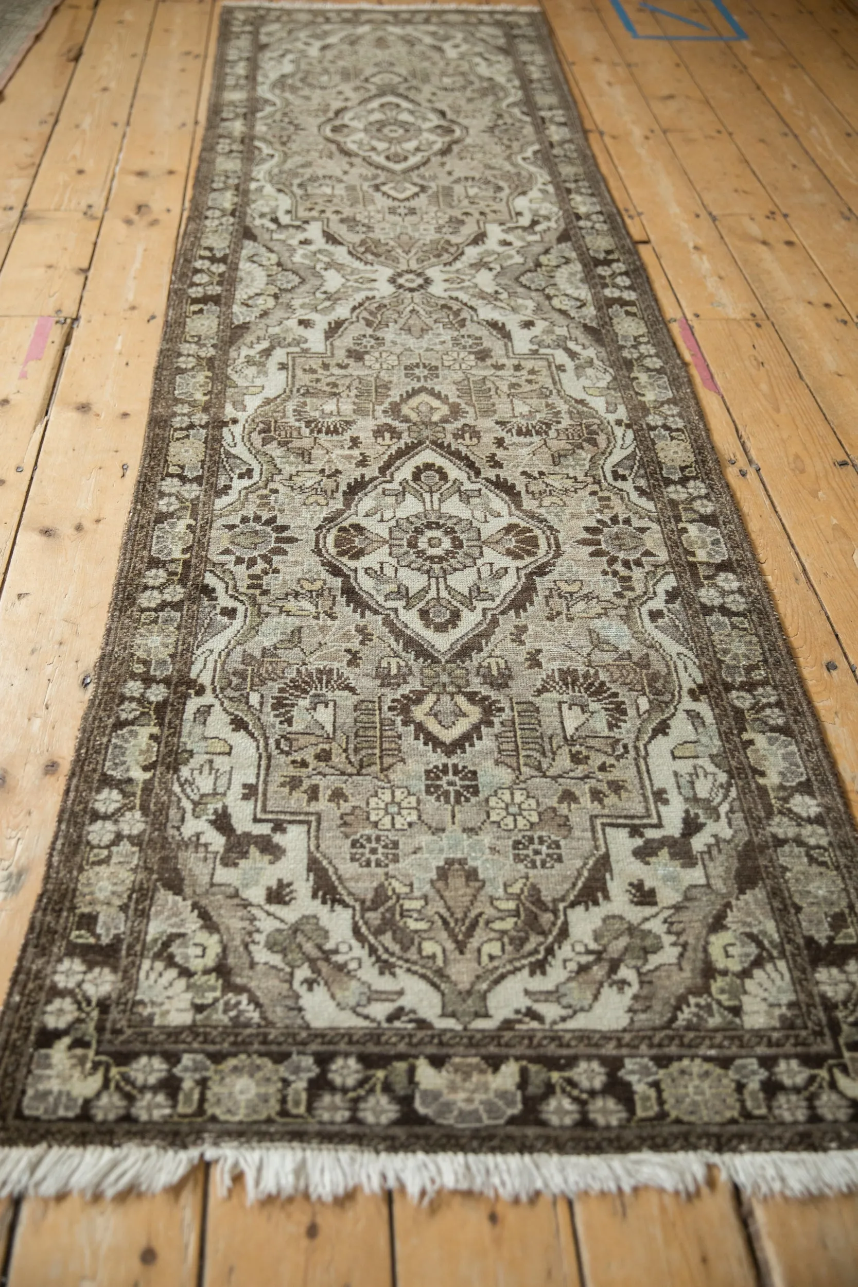 2.5x10 Vintage Distressed Dargezine Rug Runner