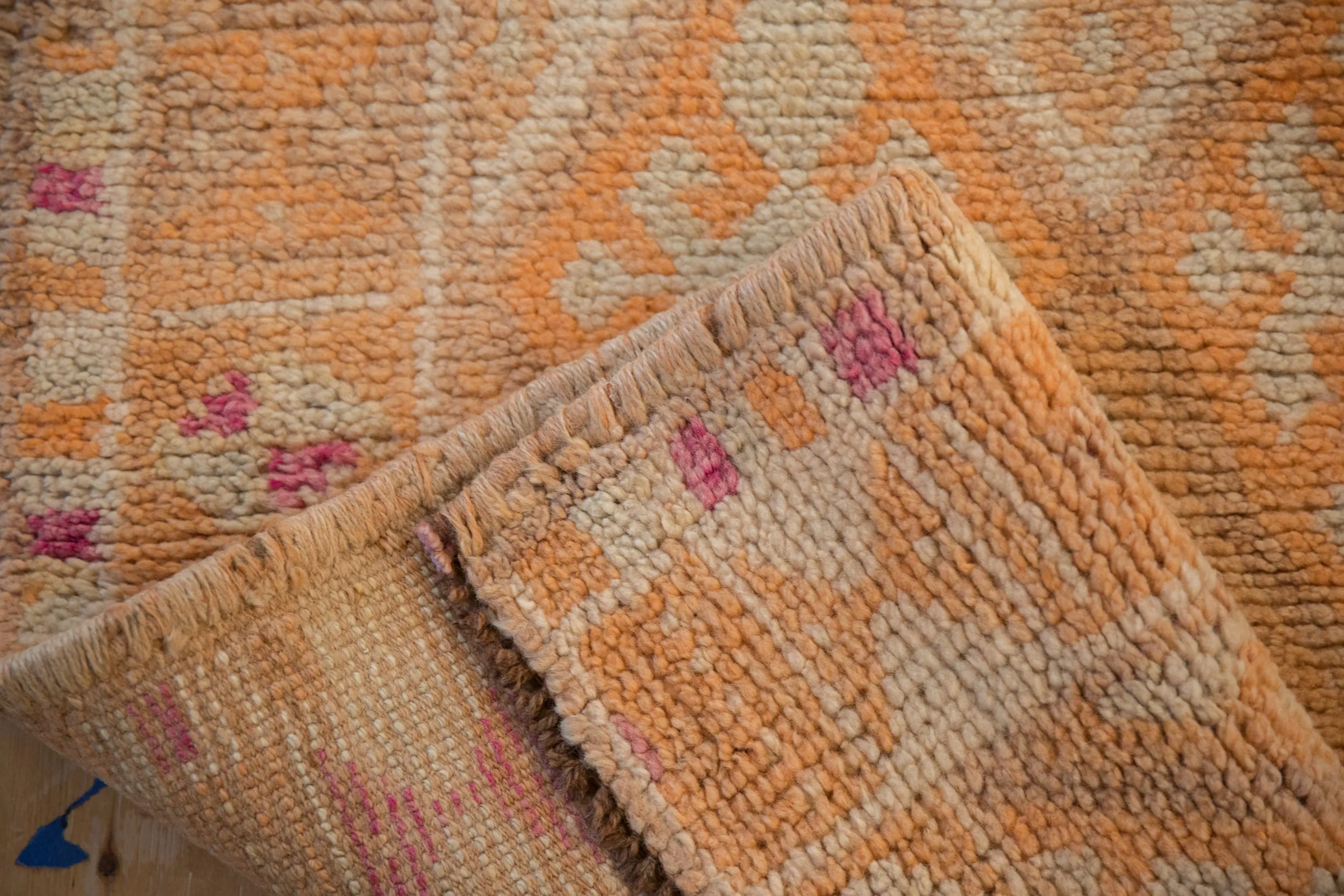 2.5x12 Vintage Distressed Kurd Rug Runner