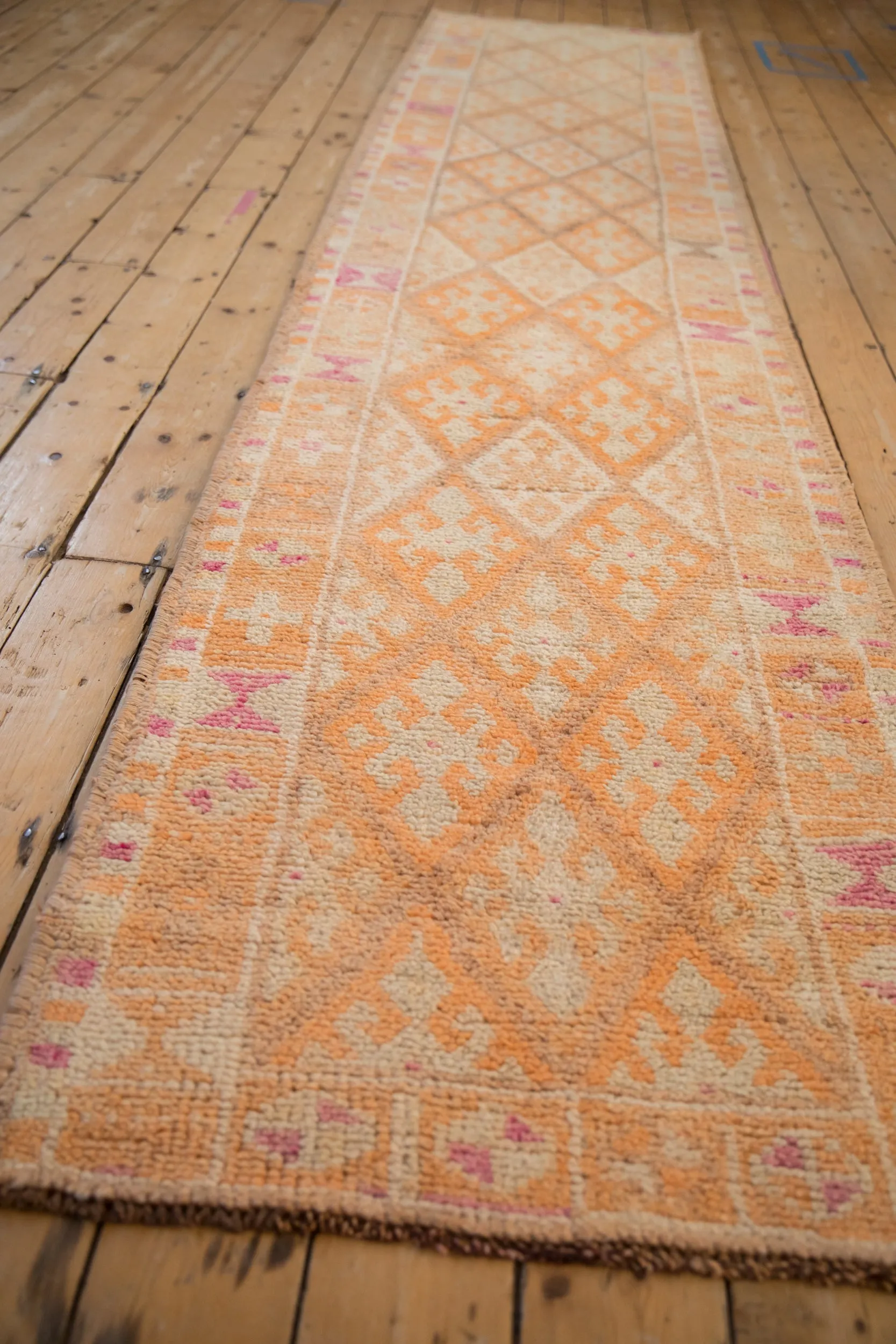 2.5x12 Vintage Distressed Kurd Rug Runner