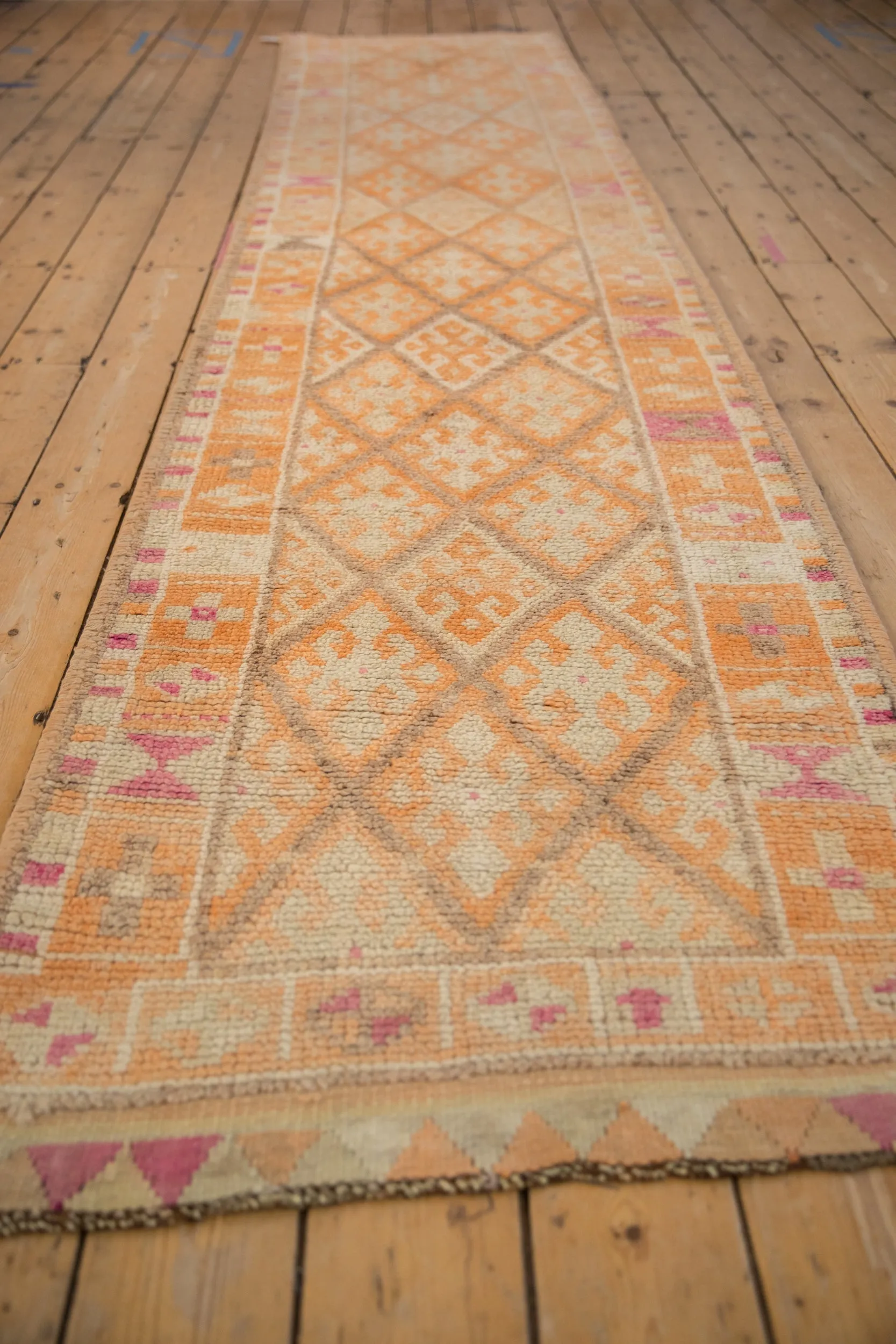 2.5x12 Vintage Distressed Kurd Rug Runner