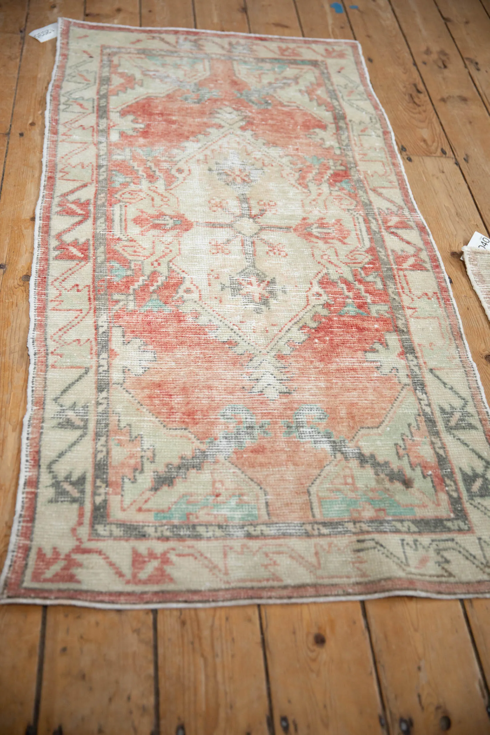 2.5x5 Vintage Distressed Oushak Rug Runner