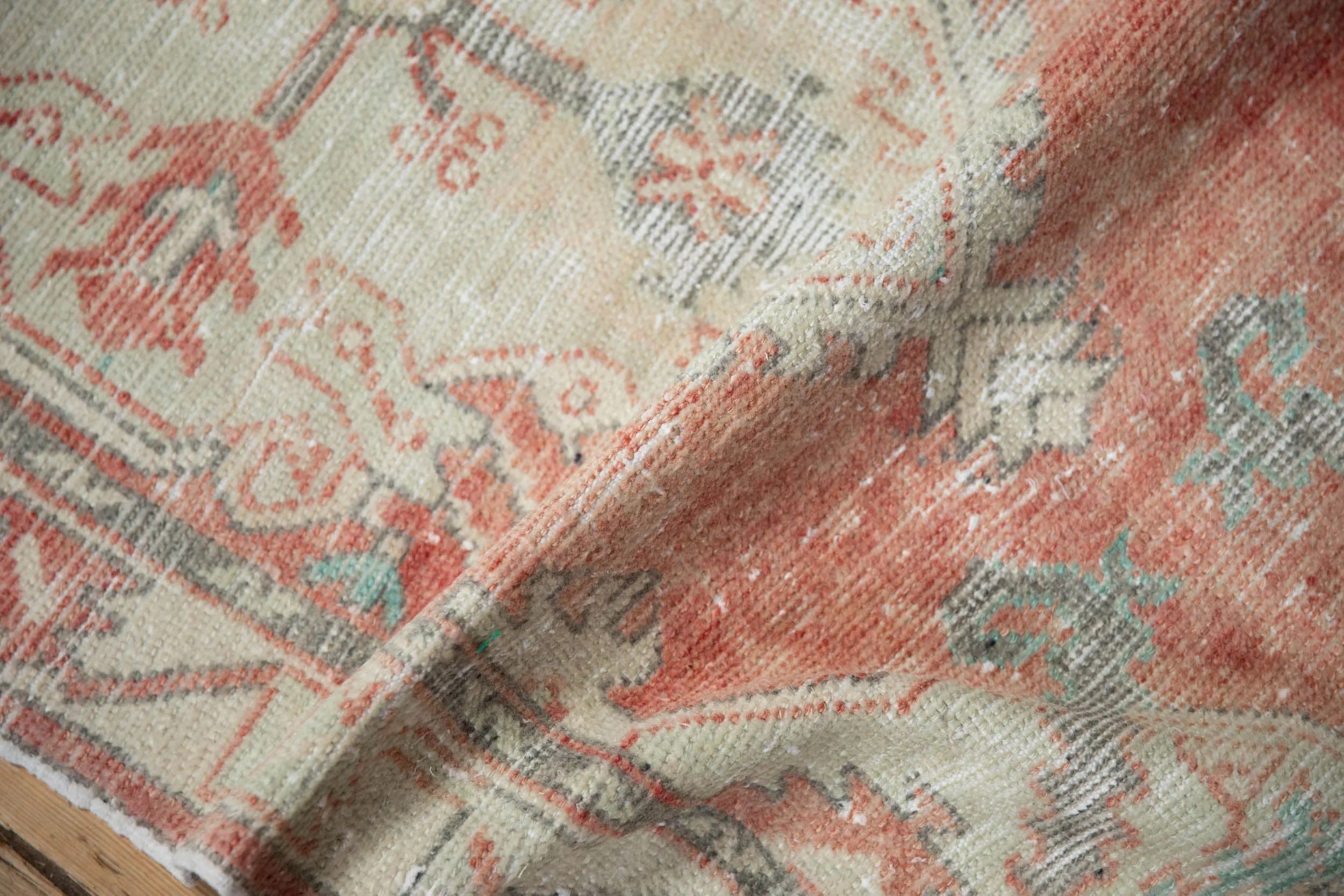2.5x5 Vintage Distressed Oushak Rug Runner
