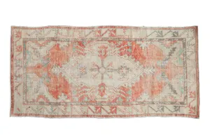 2.5x5 Vintage Distressed Oushak Rug Runner