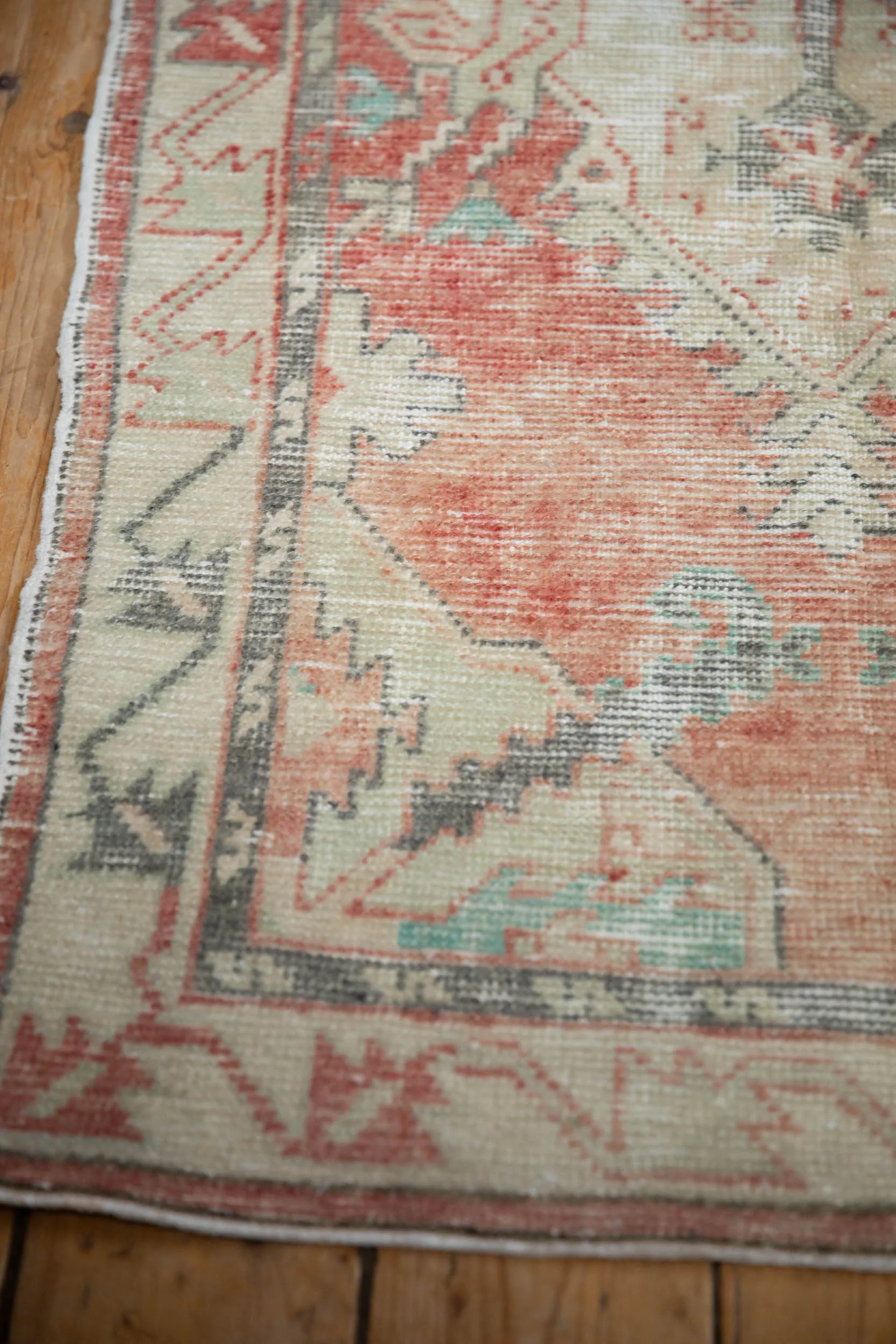2.5x5 Vintage Distressed Oushak Rug Runner