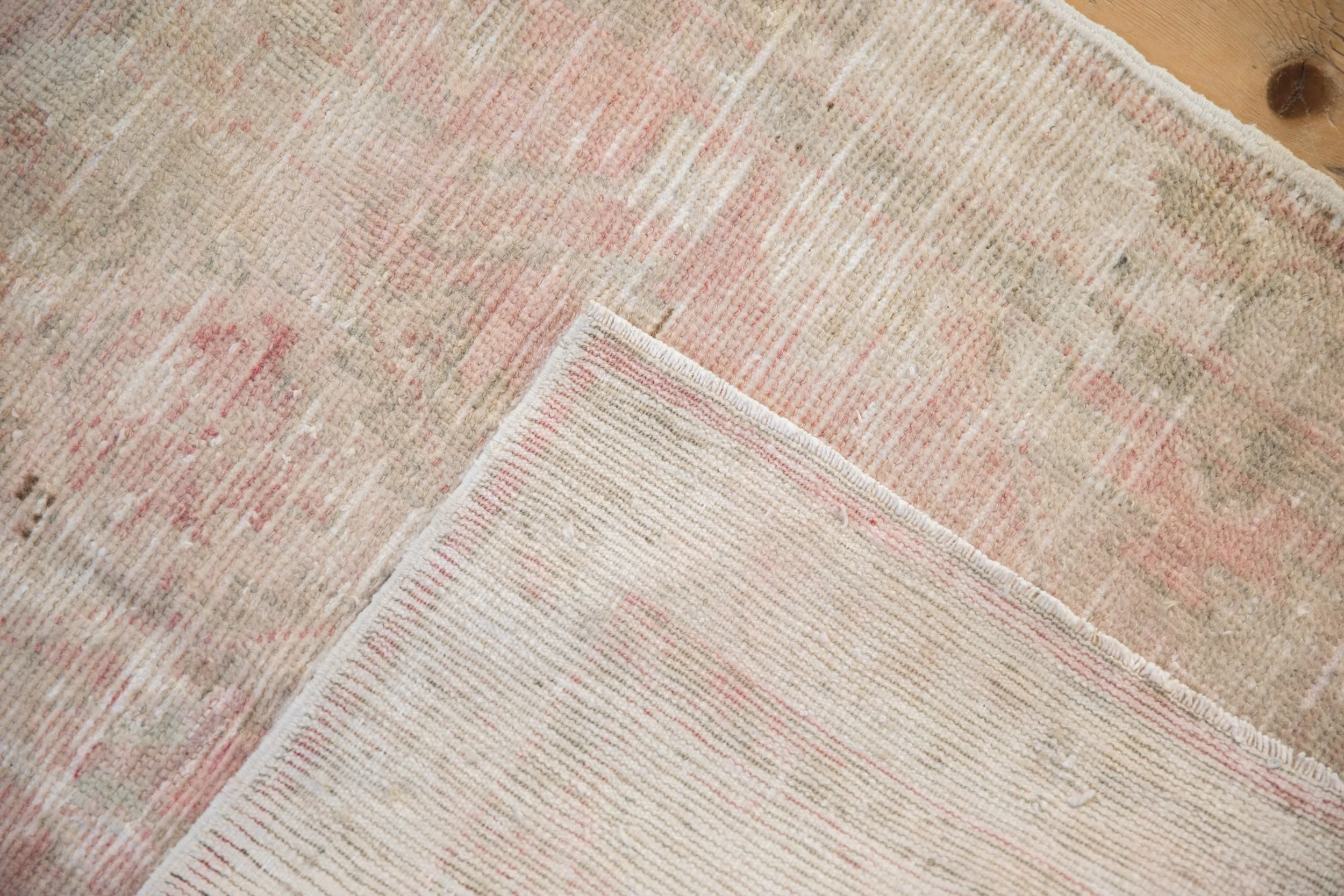 2.5x5.5 Vintage Distressed Oushak Rug Runner