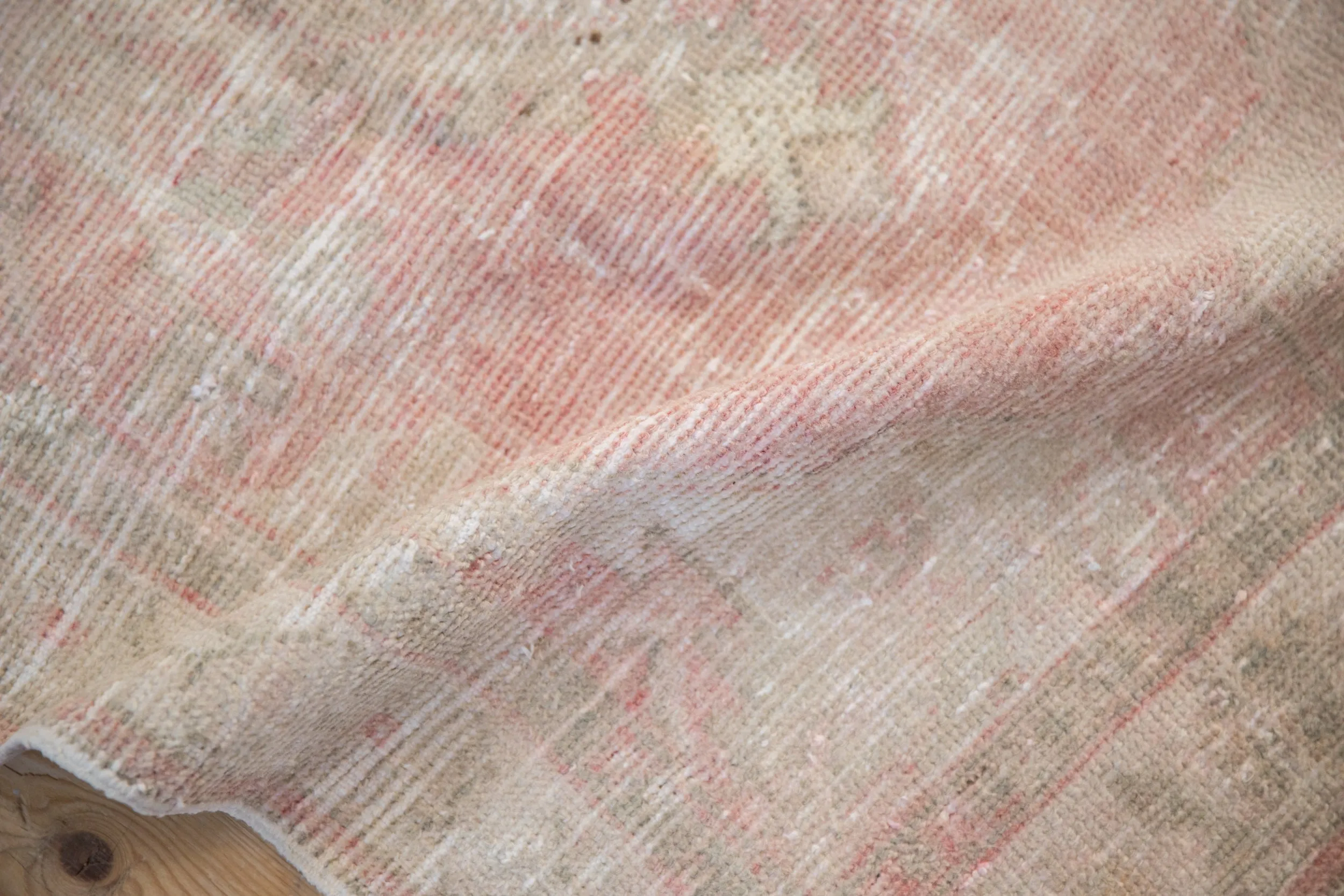 2.5x5.5 Vintage Distressed Oushak Rug Runner
