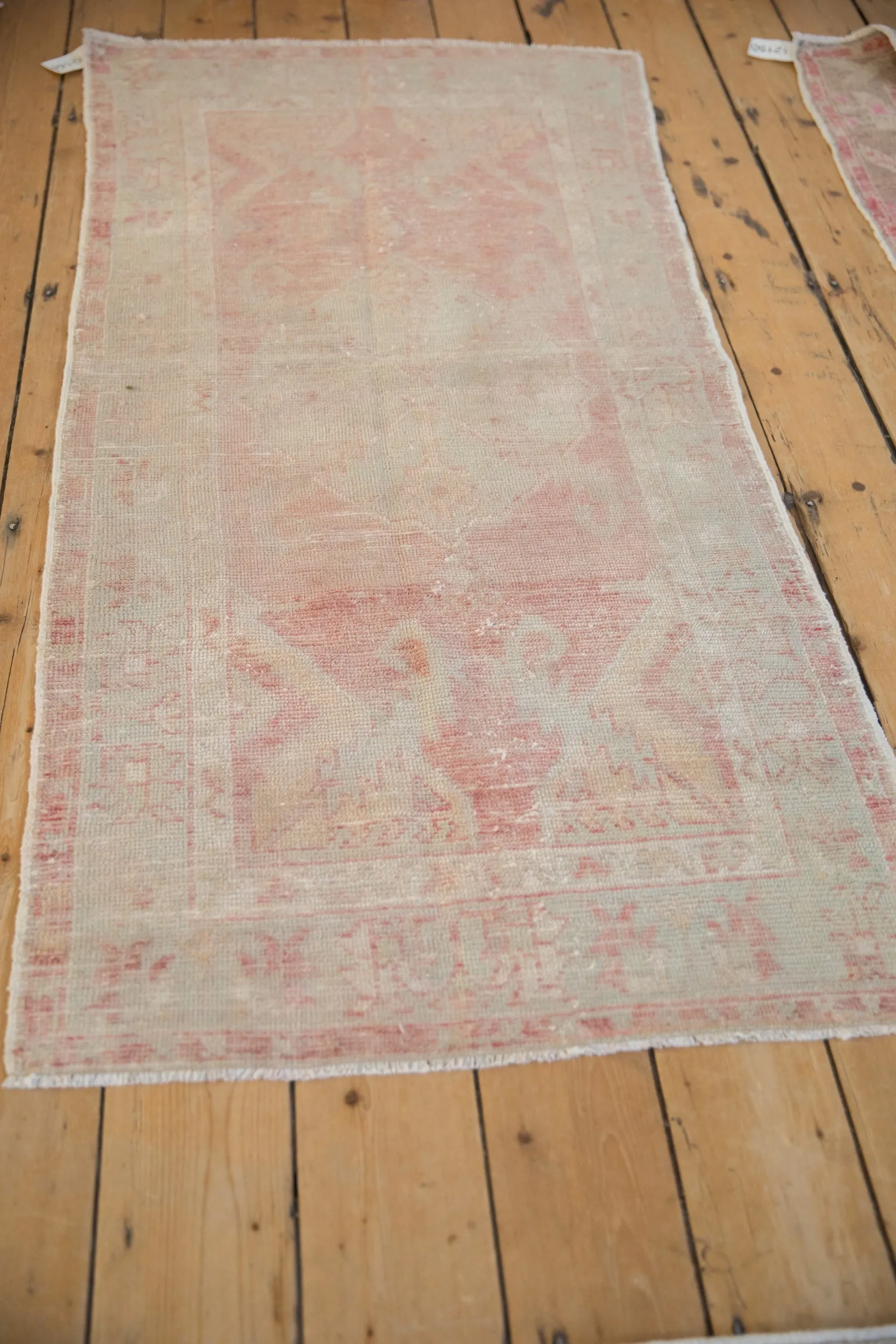 2.5x5.5 Vintage Distressed Oushak Rug Runner