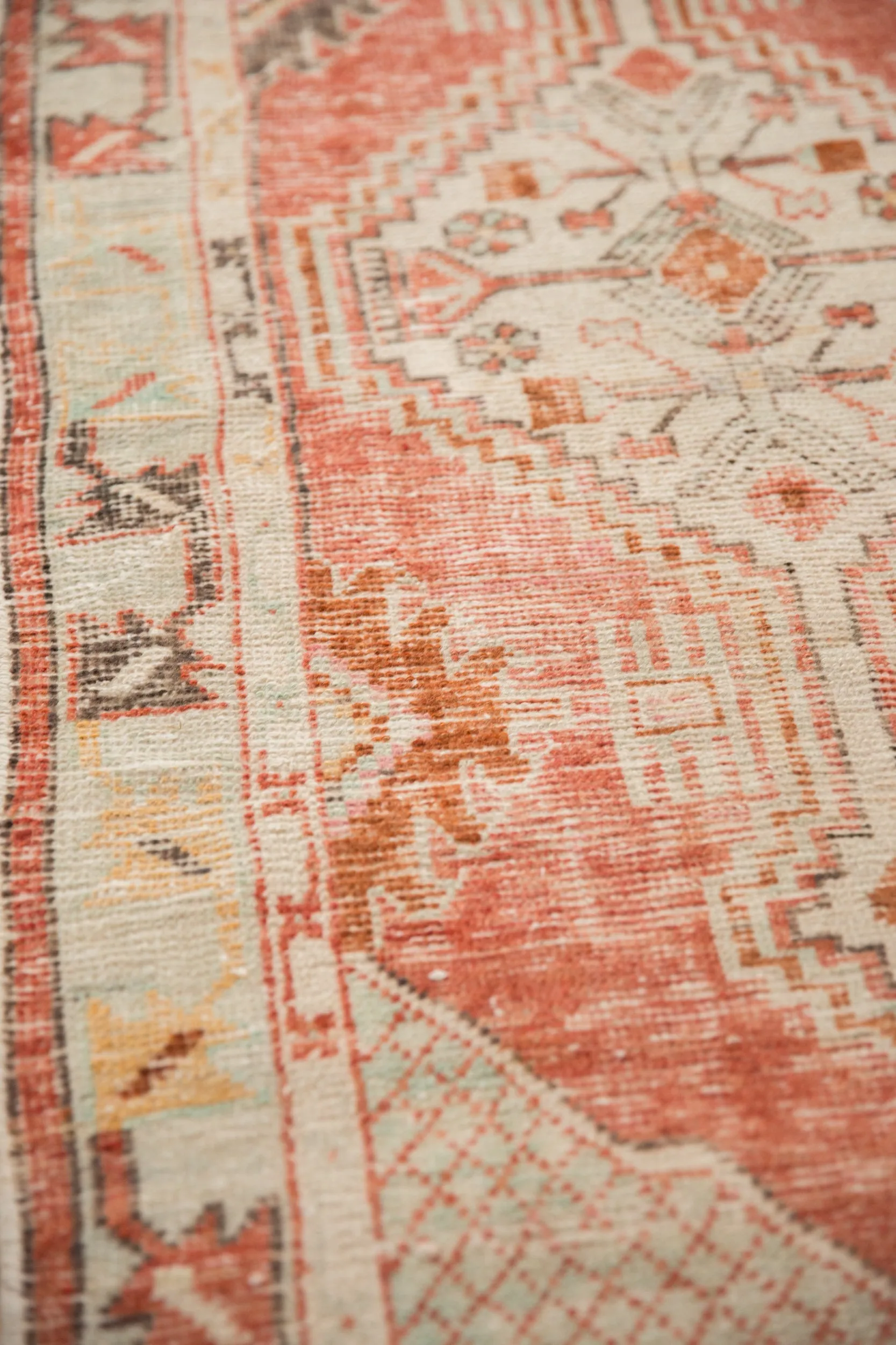 2.5x5.5 Vintage Distressed Oushak Rug Runner