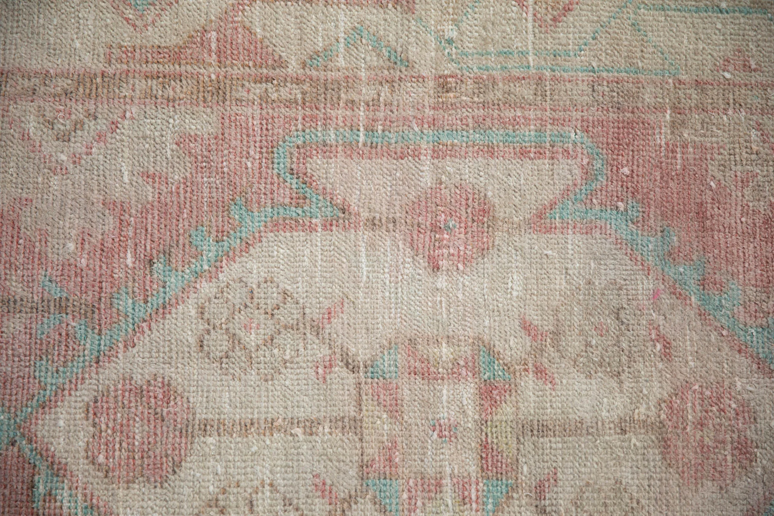 2.5x5.5 Vintage Distressed Oushak Rug Runner