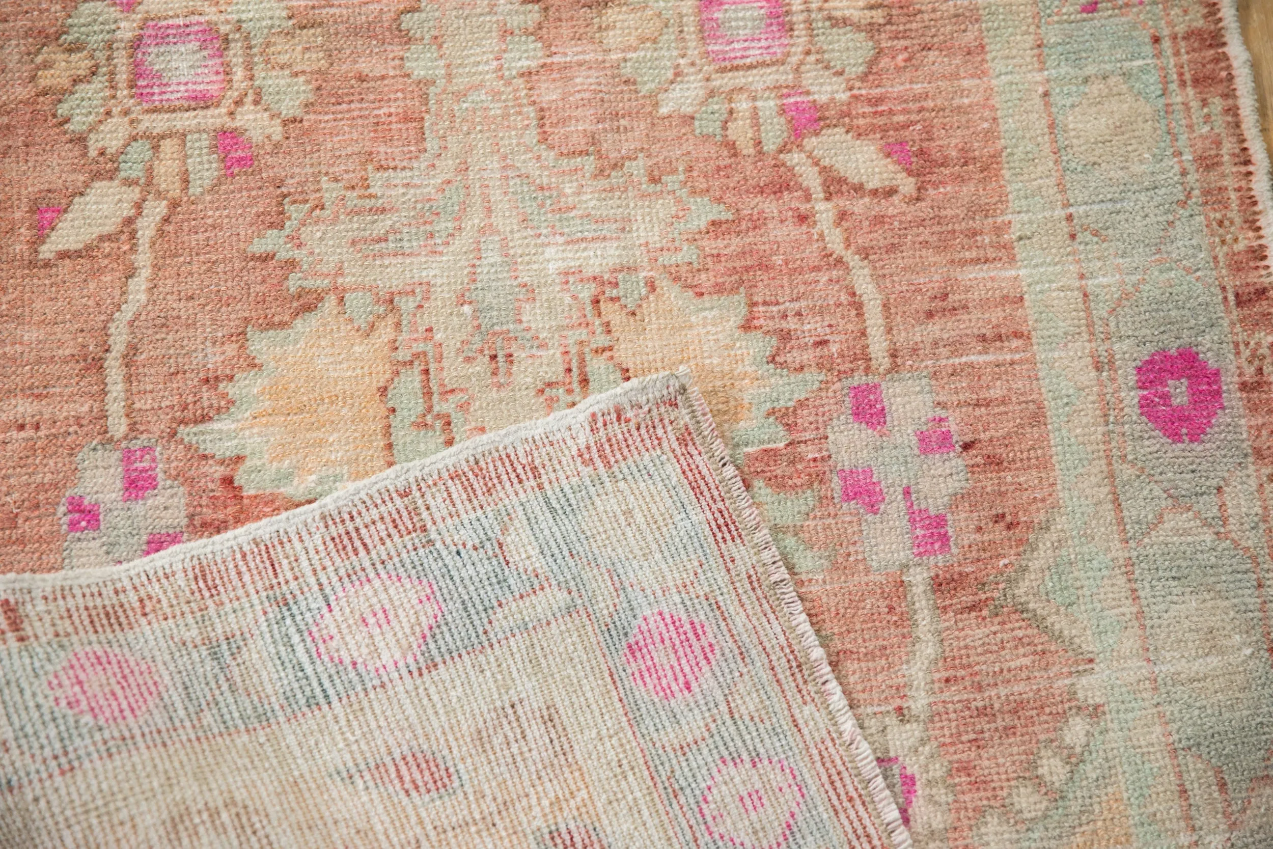 2.5x5.5 Vintage Distressed Oushak Rug Runner