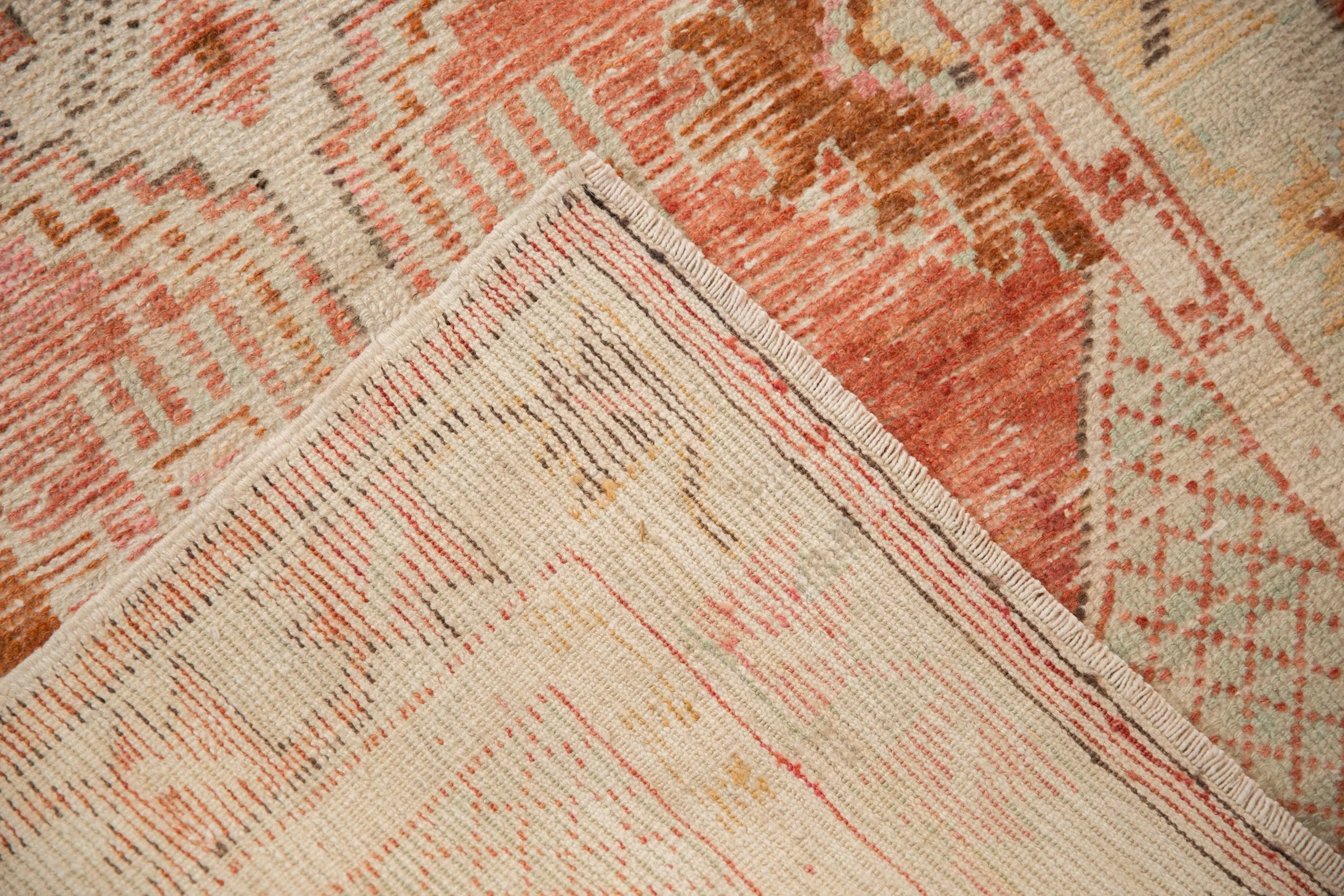 2.5x5.5 Vintage Distressed Oushak Rug Runner