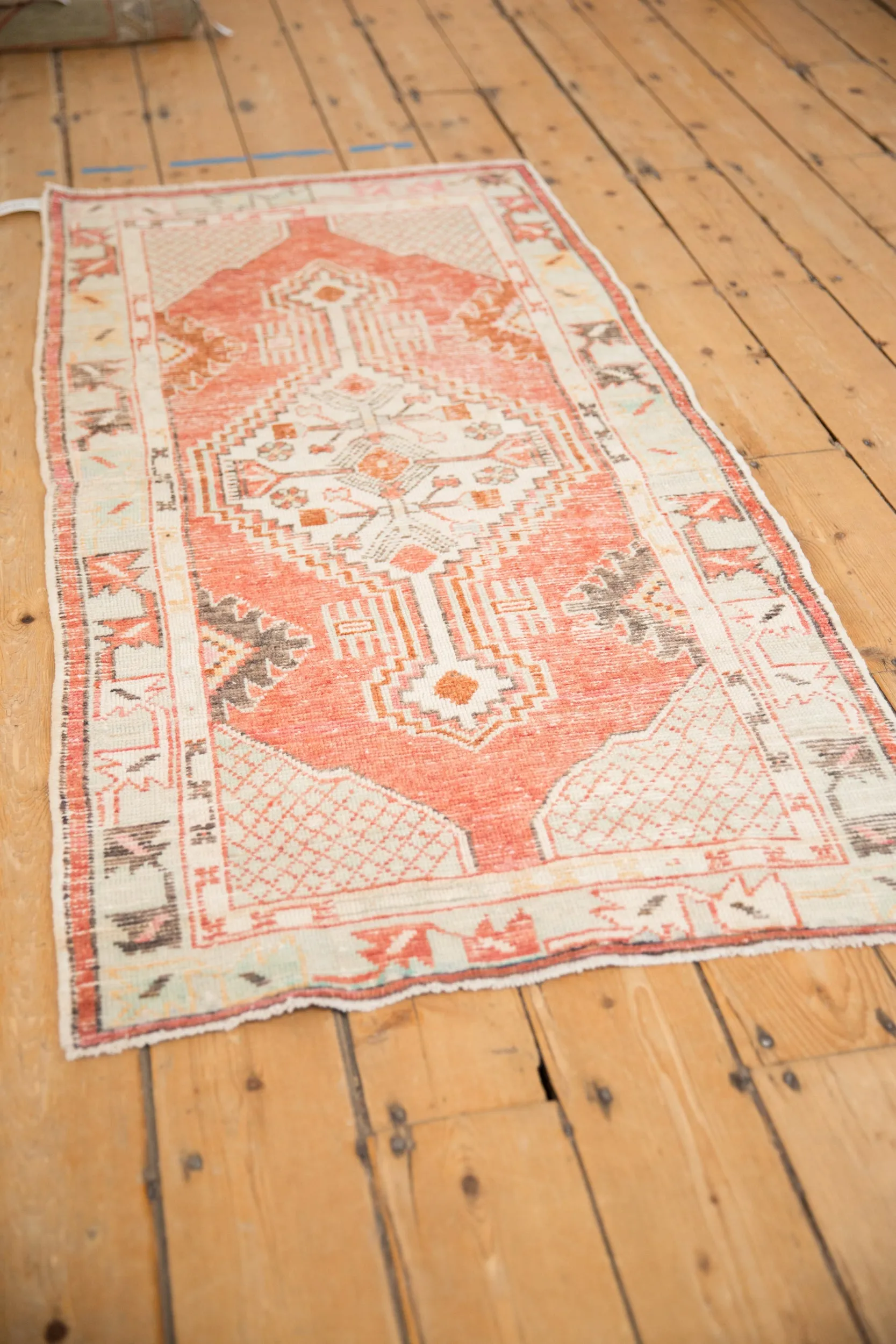 2.5x5.5 Vintage Distressed Oushak Rug Runner