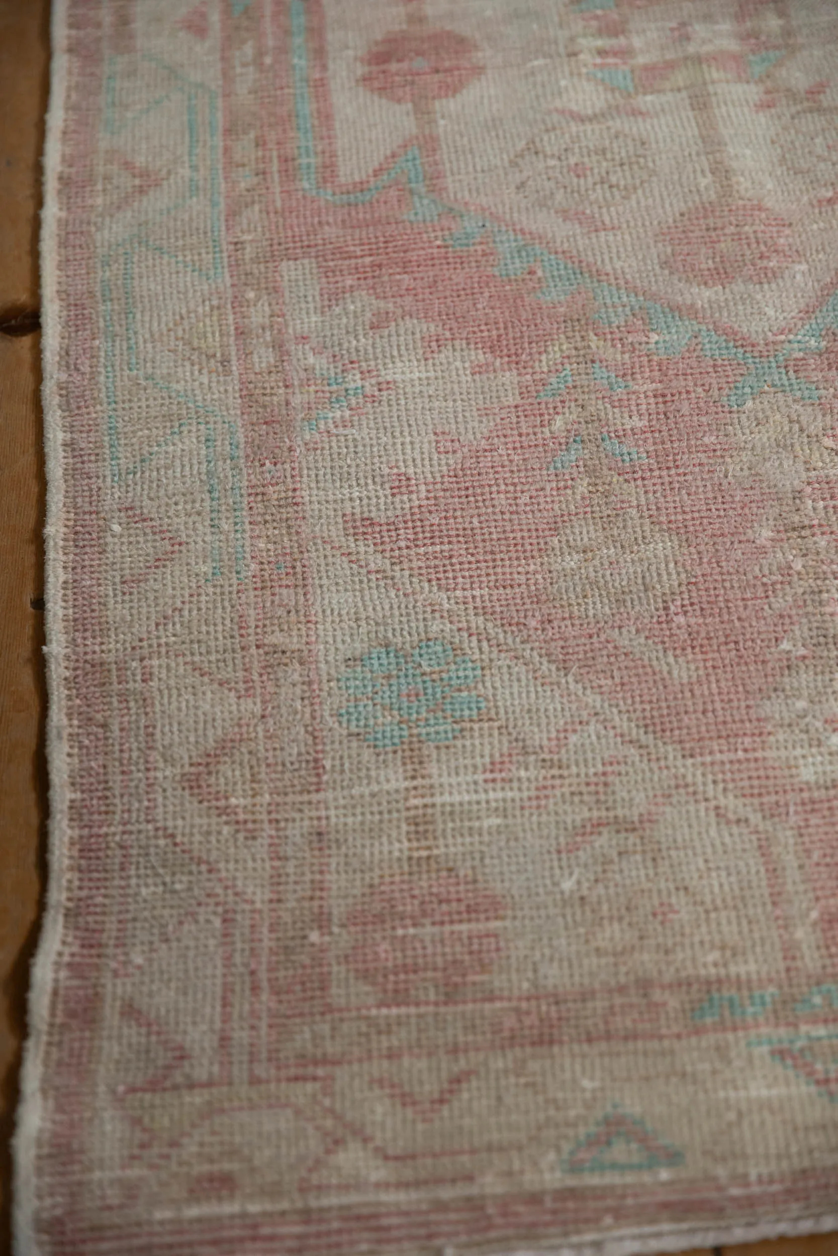 2.5x5.5 Vintage Distressed Oushak Rug Runner