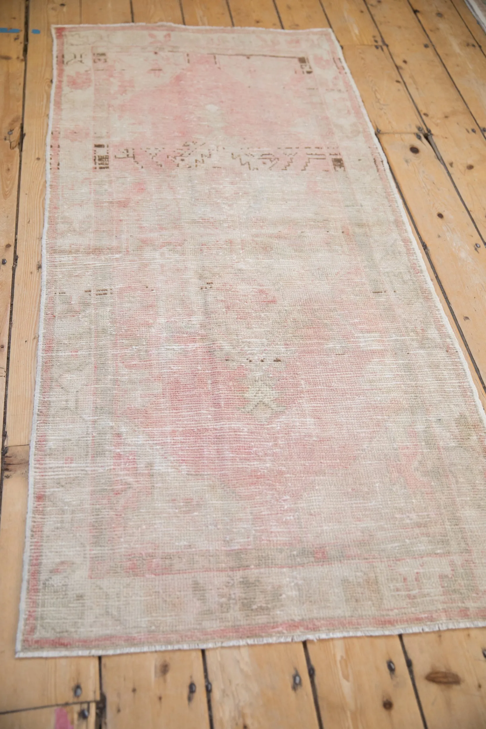 2.5x5.5 Vintage Distressed Oushak Rug Runner