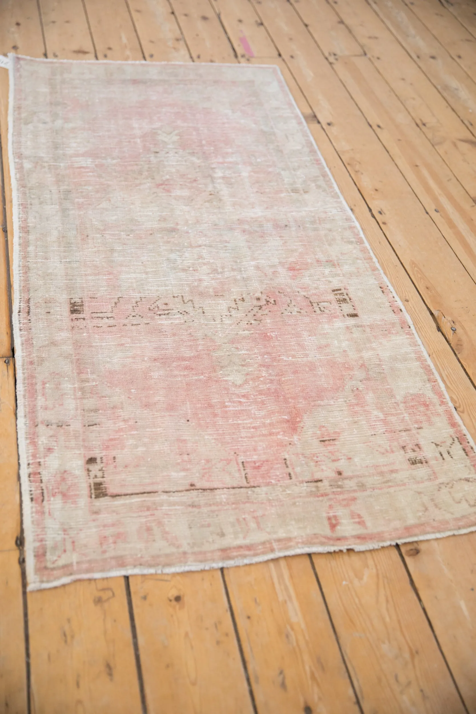 2.5x5.5 Vintage Distressed Oushak Rug Runner