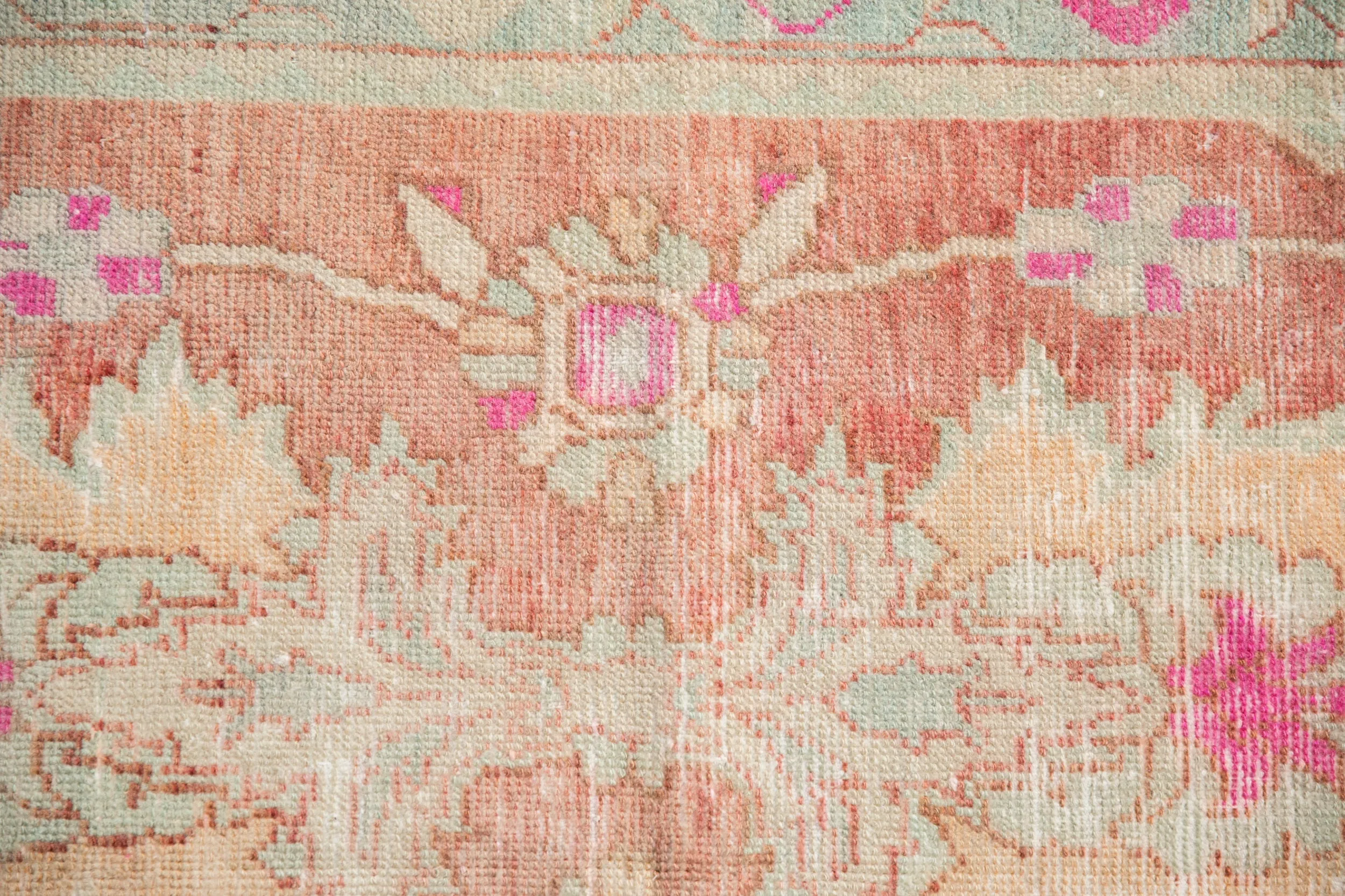 2.5x5.5 Vintage Distressed Oushak Rug Runner