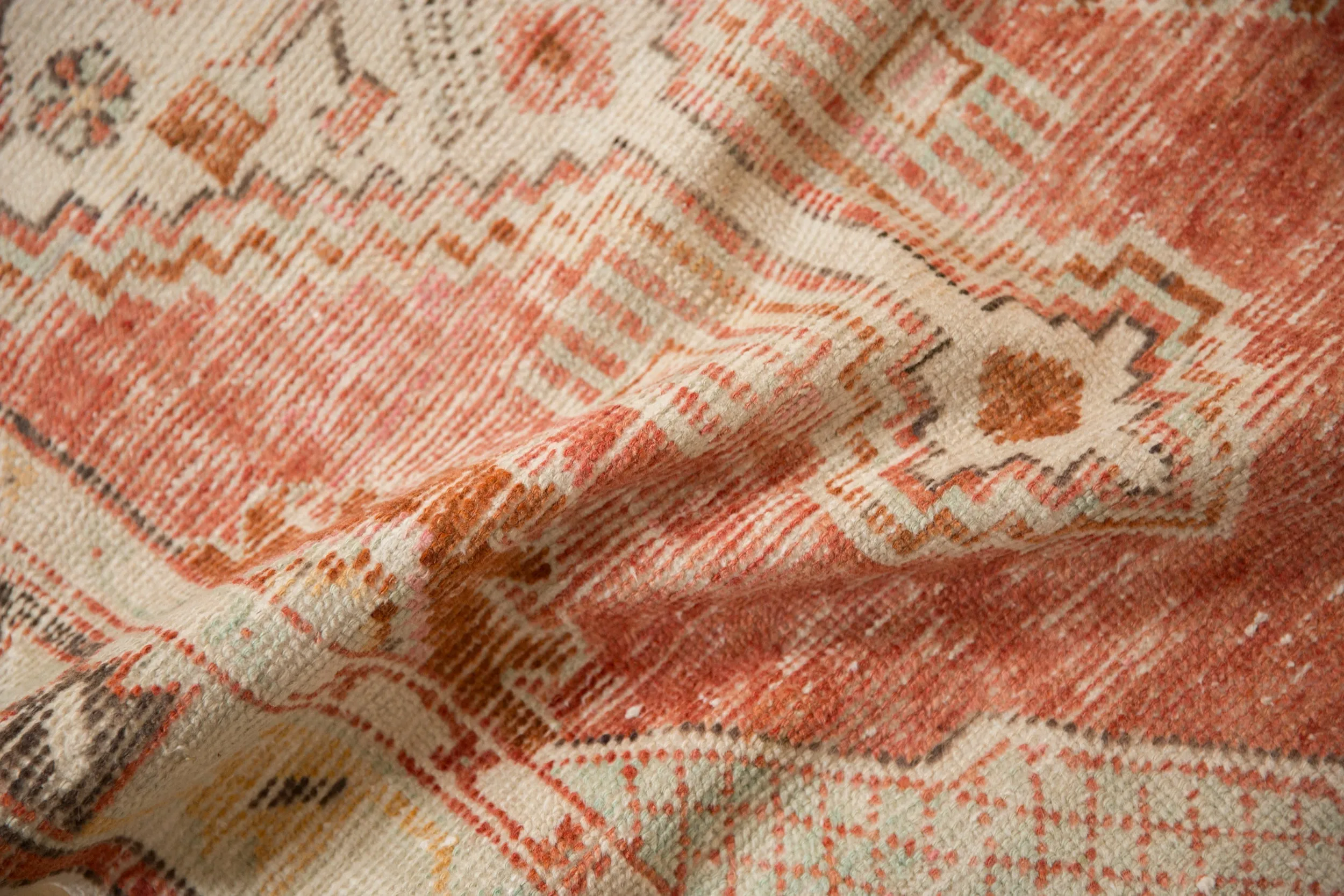 2.5x5.5 Vintage Distressed Oushak Rug Runner