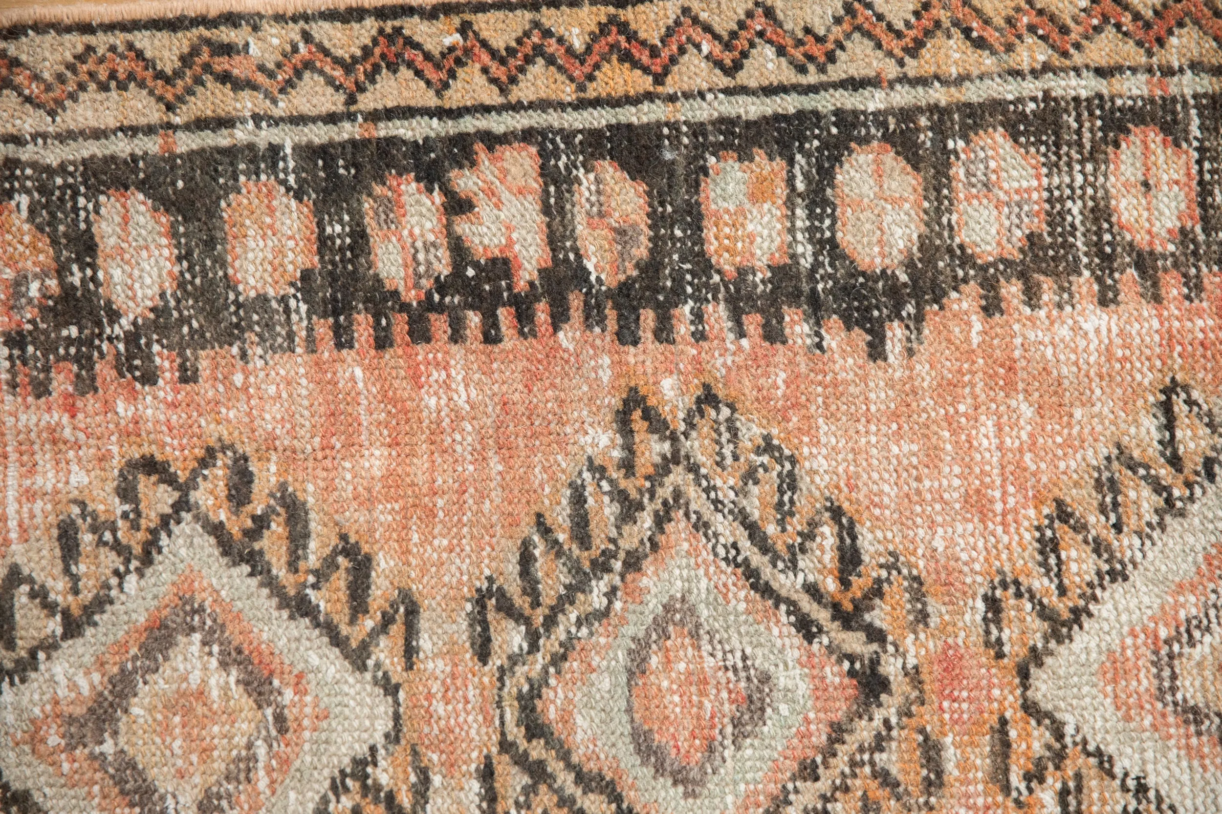 2x4.5 Vintage Distressed Oushak Rug Runner