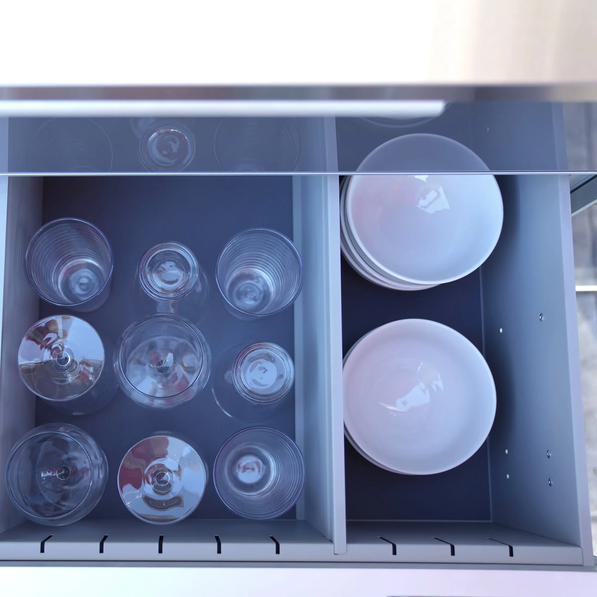3 Drawer Outdoor Kitchen Cabinet