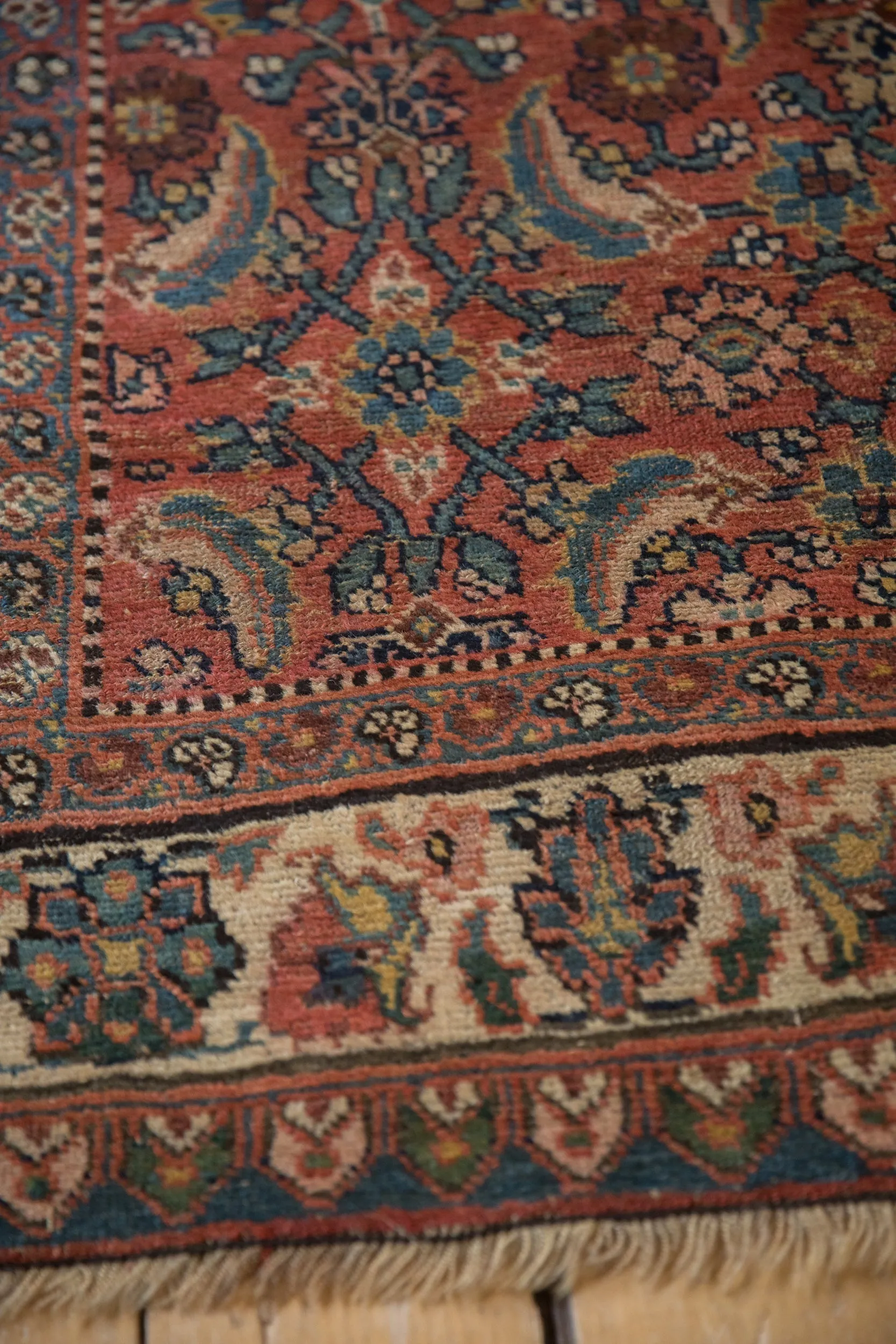 3.5x10 Vintage Bijar Rug Runner