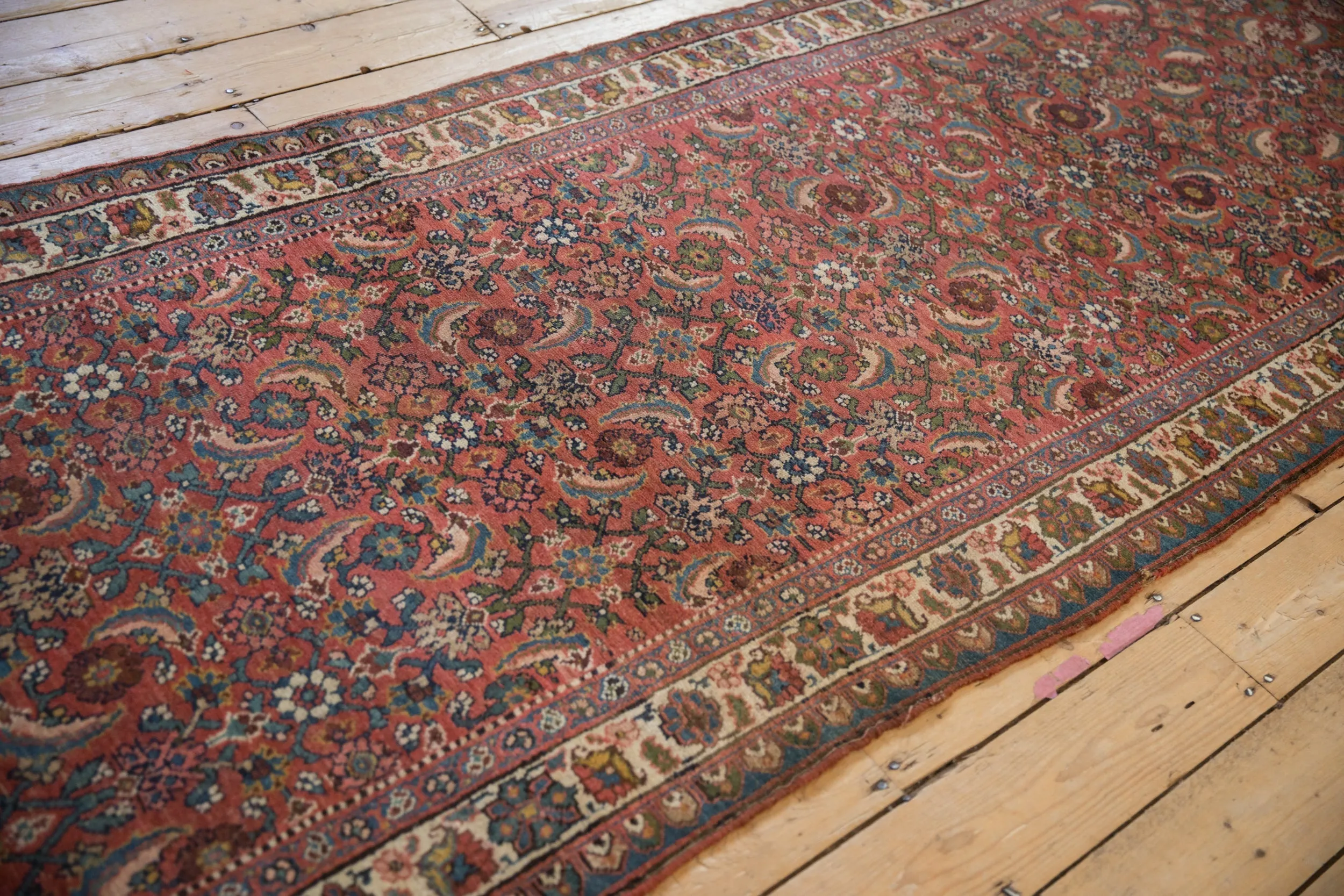 3.5x10 Vintage Bijar Rug Runner