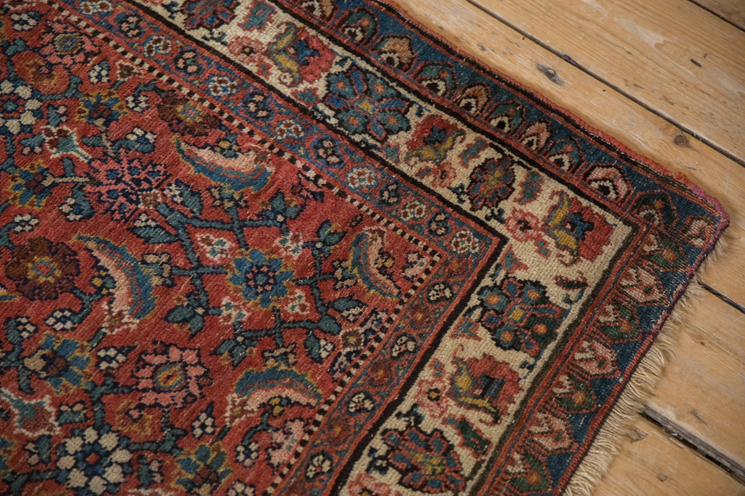 3.5x10 Vintage Bijar Rug Runner
