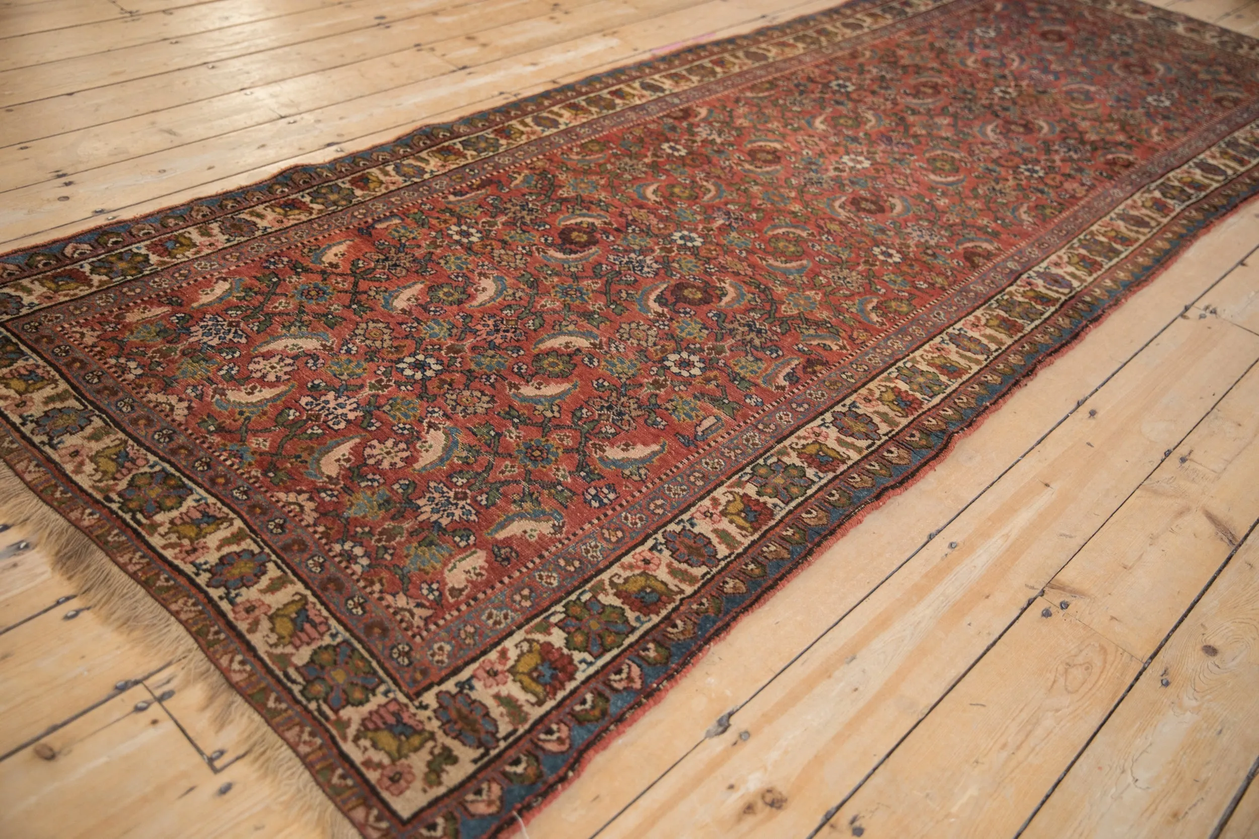 3.5x10 Vintage Bijar Rug Runner