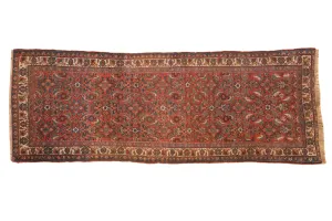 3.5x10 Vintage Bijar Rug Runner