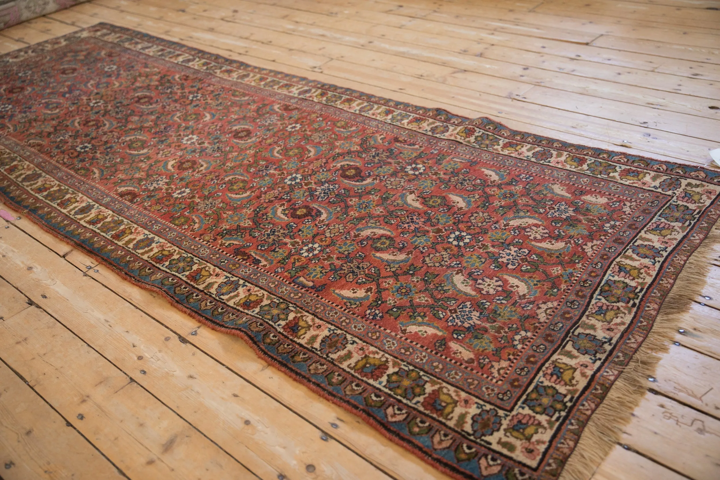 3.5x10 Vintage Bijar Rug Runner