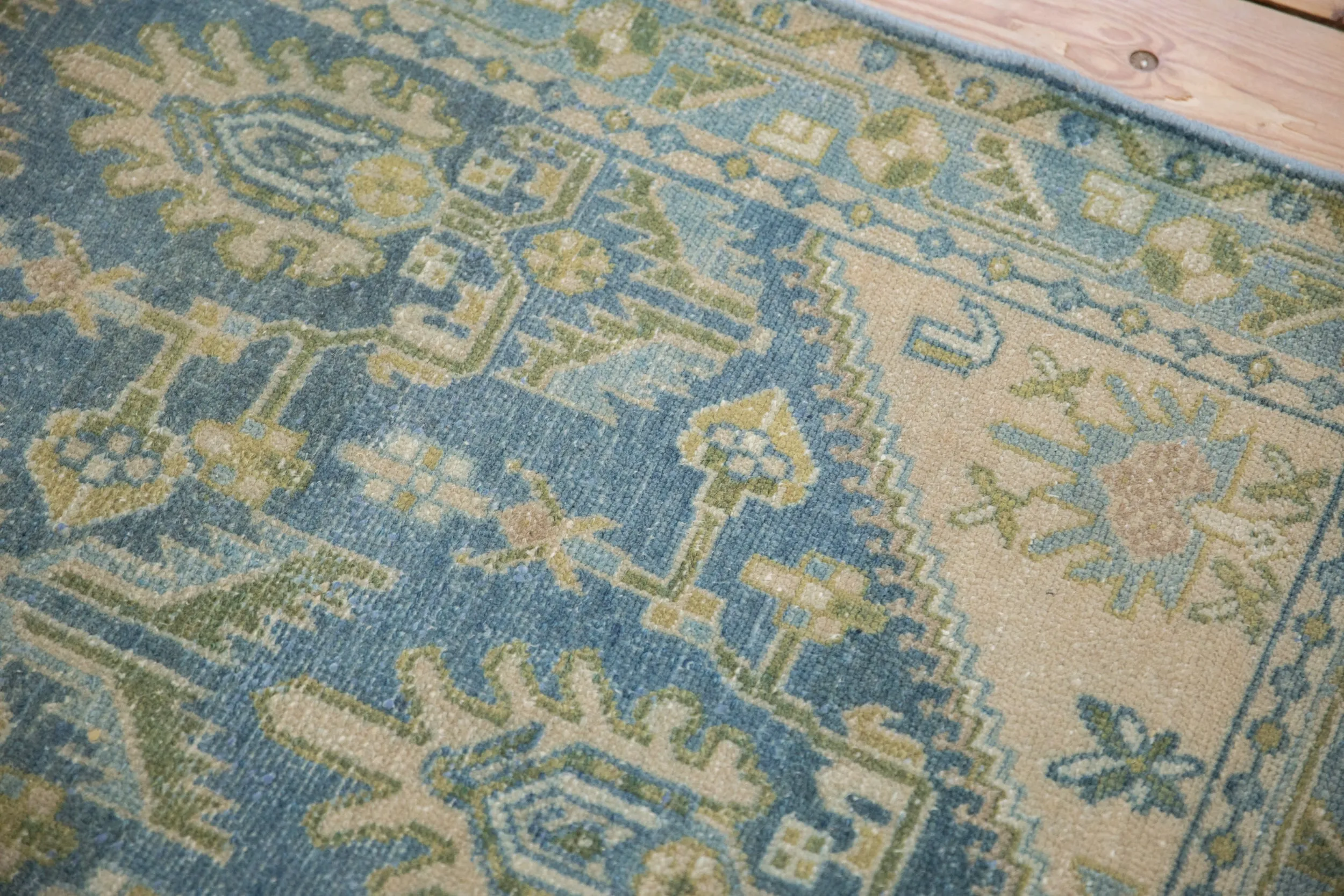 3.5x10 Vintage Distressed Hamadan Rug Runner