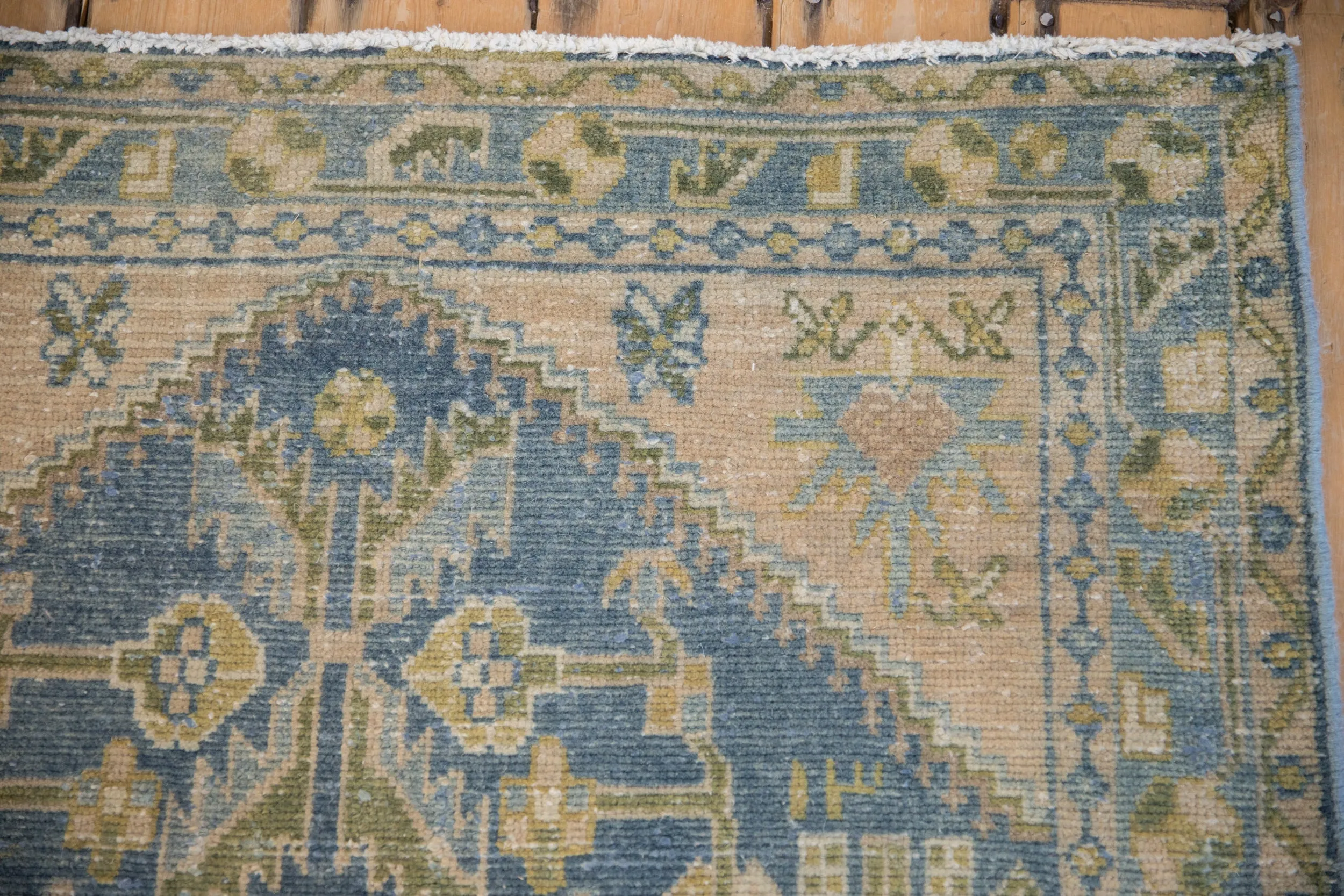 3.5x10 Vintage Distressed Hamadan Rug Runner