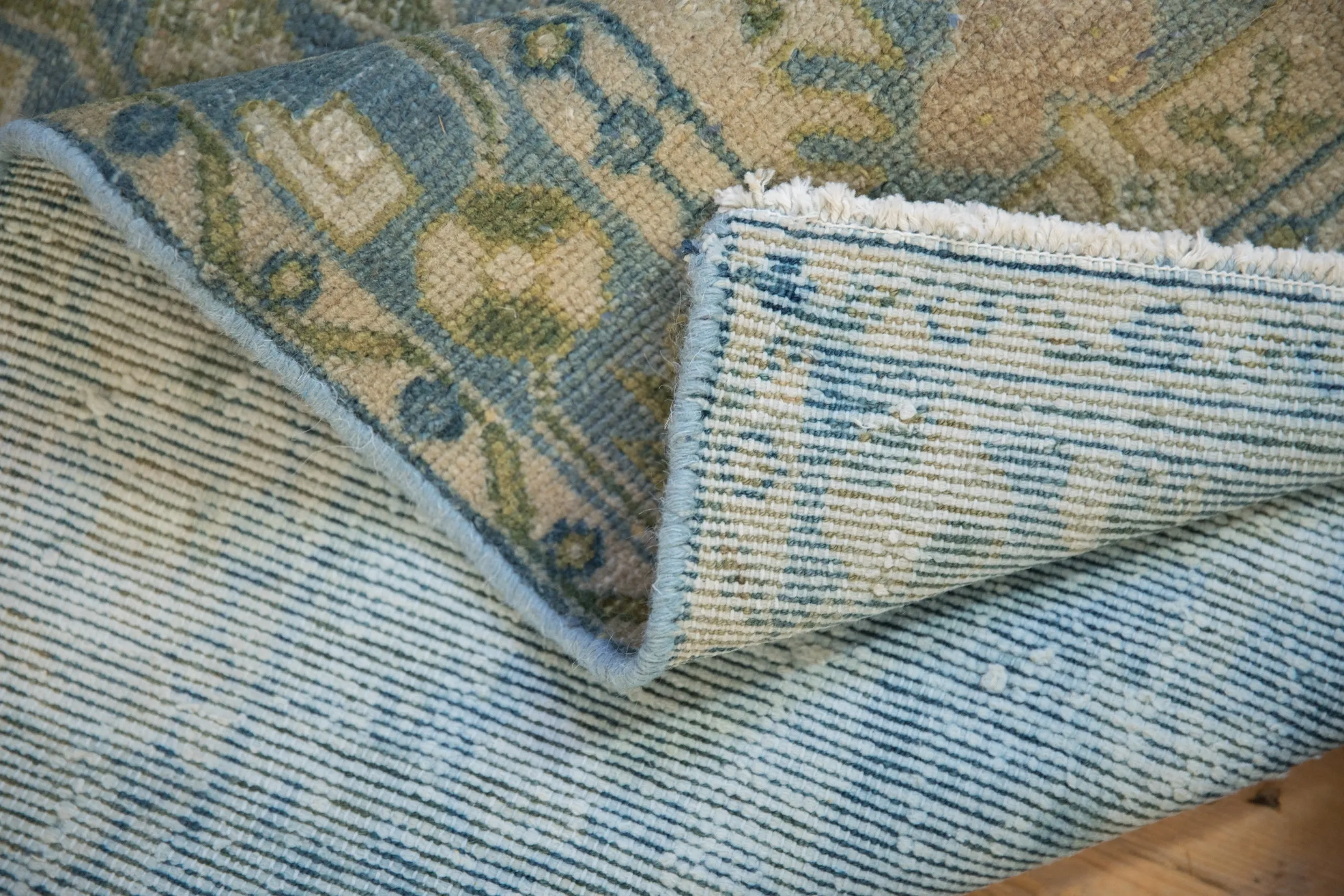 3.5x10 Vintage Distressed Hamadan Rug Runner
