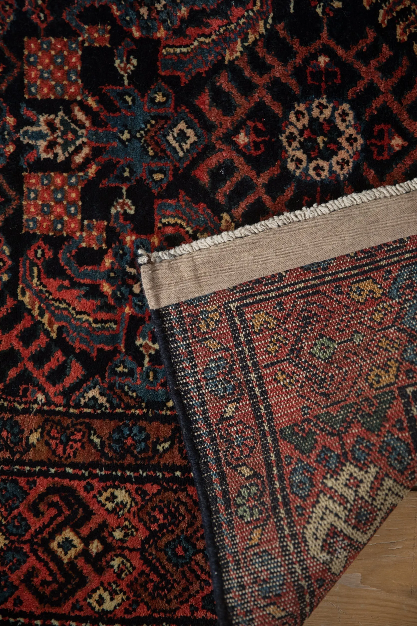 3.5x12 Vintage Hamadan Rug Runner
