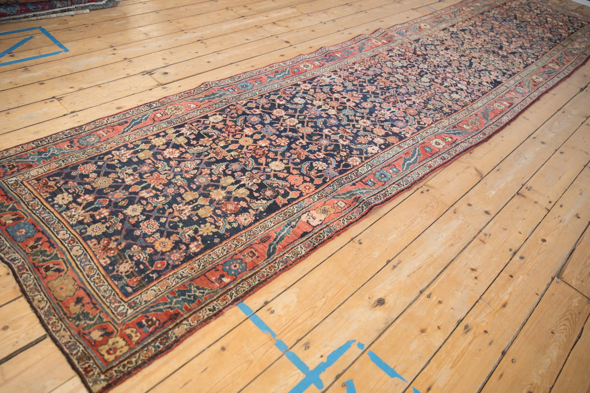 3.5x14.5 Vintage Bijar Rug Runner