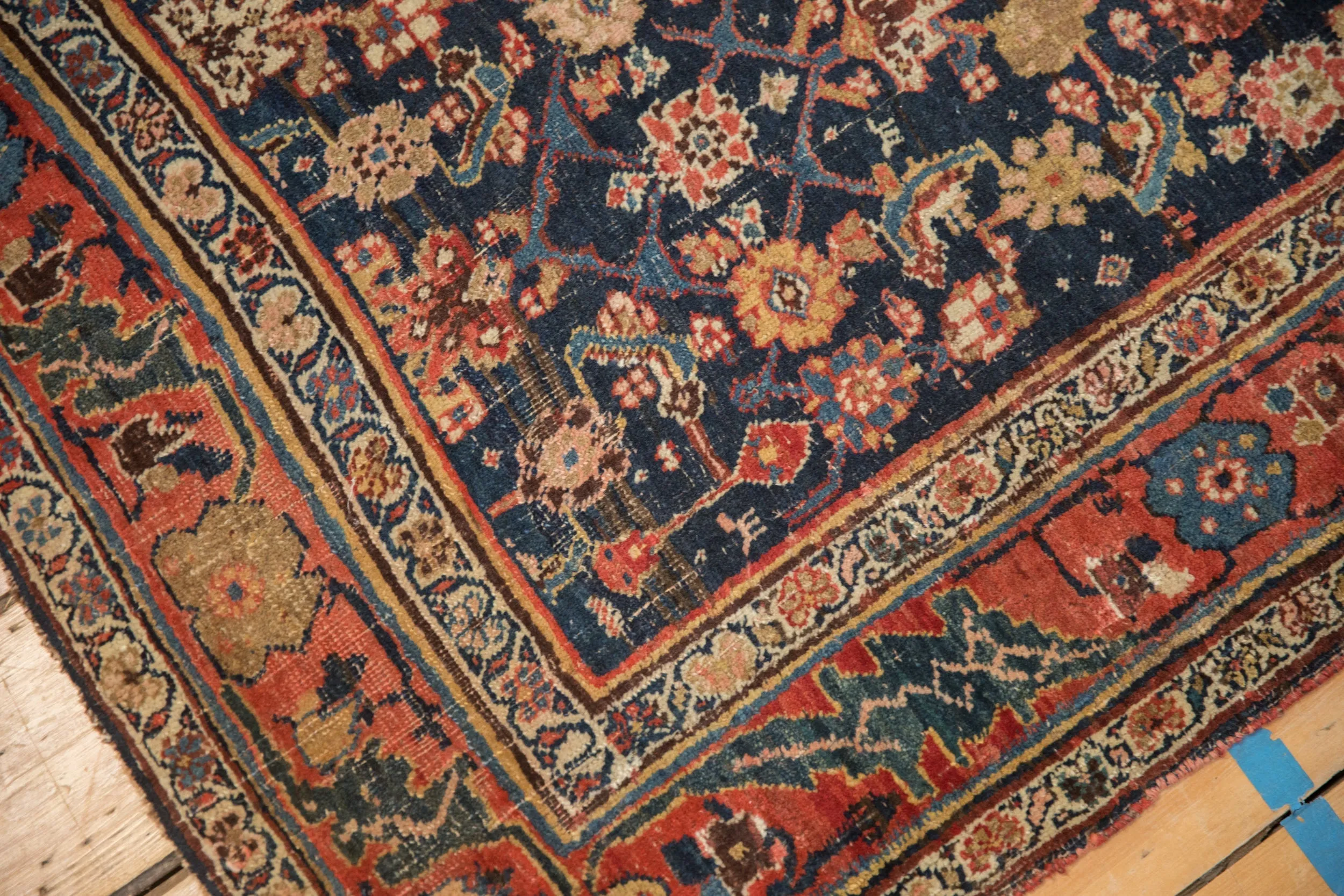 3.5x14.5 Vintage Bijar Rug Runner