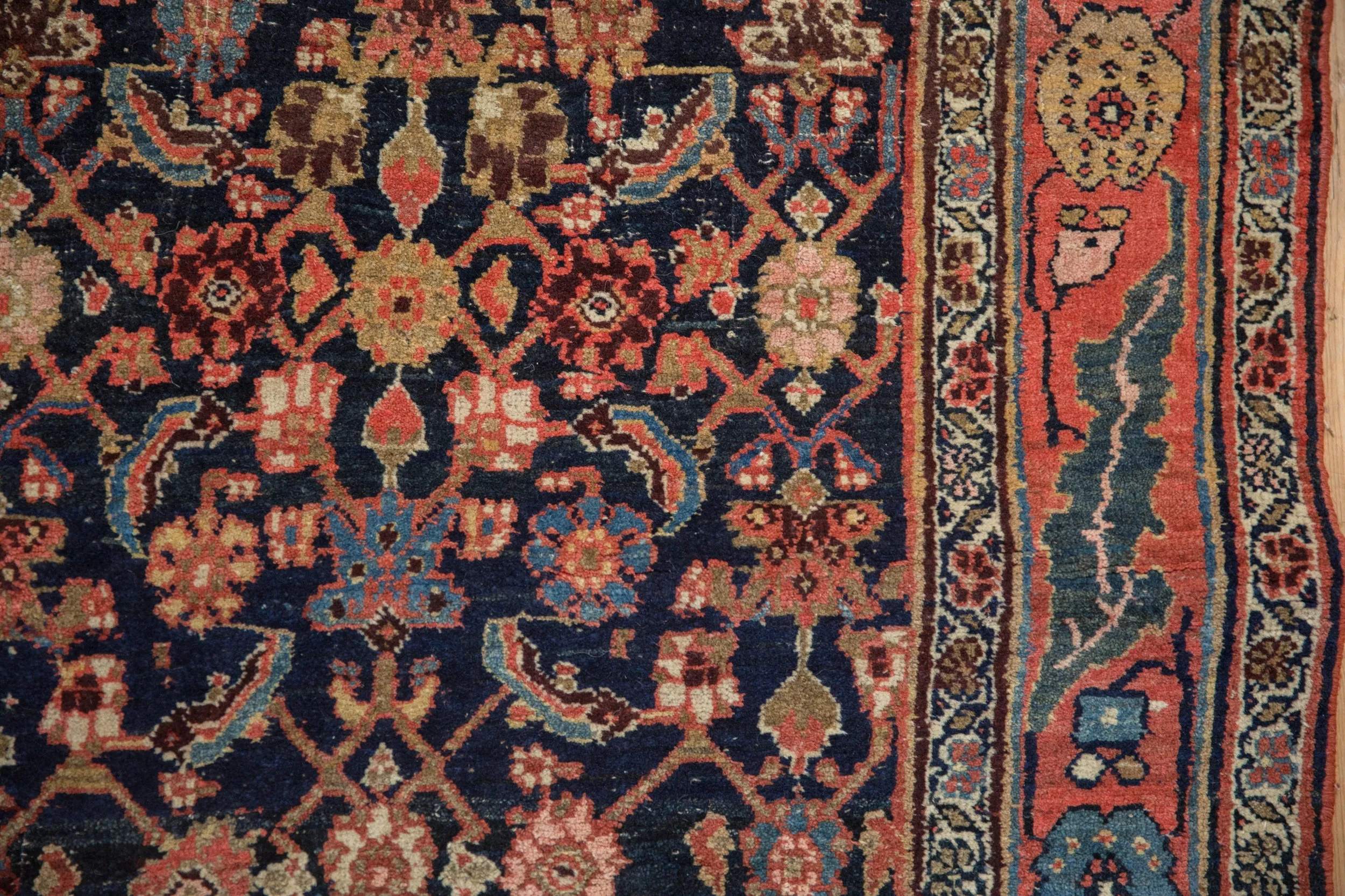3.5x14.5 Vintage Bijar Rug Runner