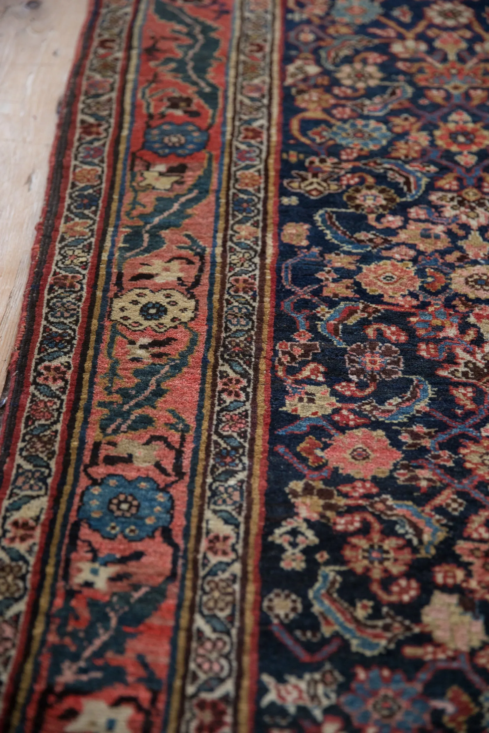 3.5x14.5 Vintage Bijar Rug Runner